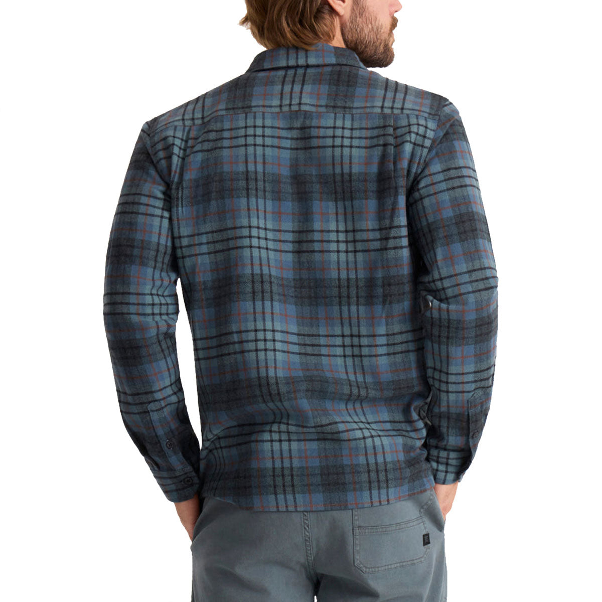 Roark Crossroads Flannel Shirt - Dark Slate image 3