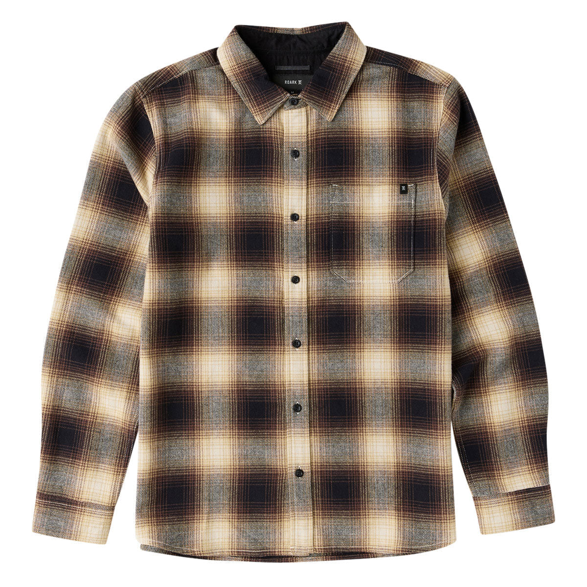 Roark Crossroads Flannel Shirt - Faded Brown image 1