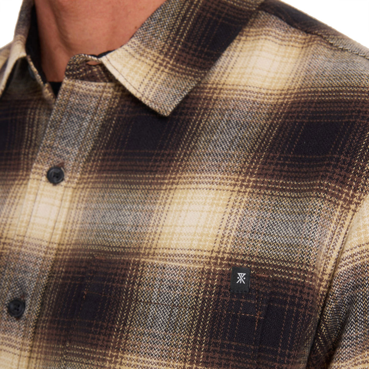 Roark Crossroads Flannel Shirt - Faded Brown image 4
