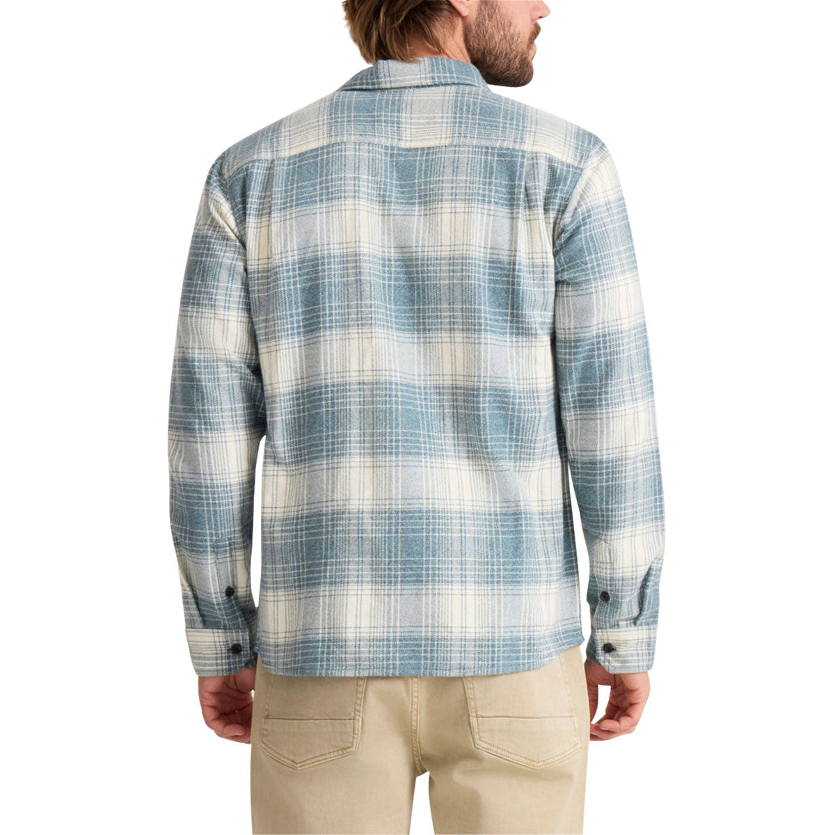 Roark Crossroads Flannel Shirt - Hazy Blue image 3