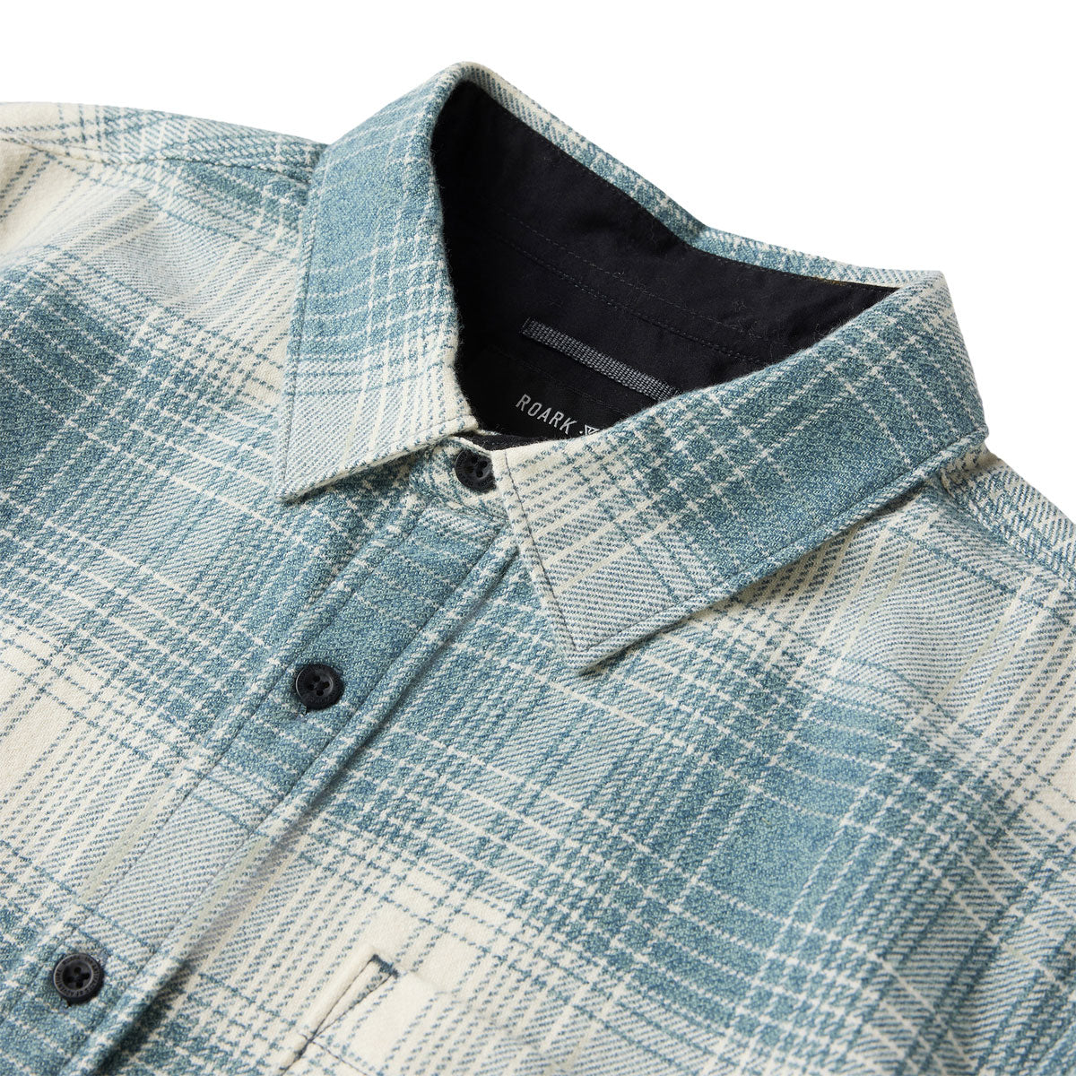 Roark Crossroads Flannel Shirt - Hazy Blue image 4