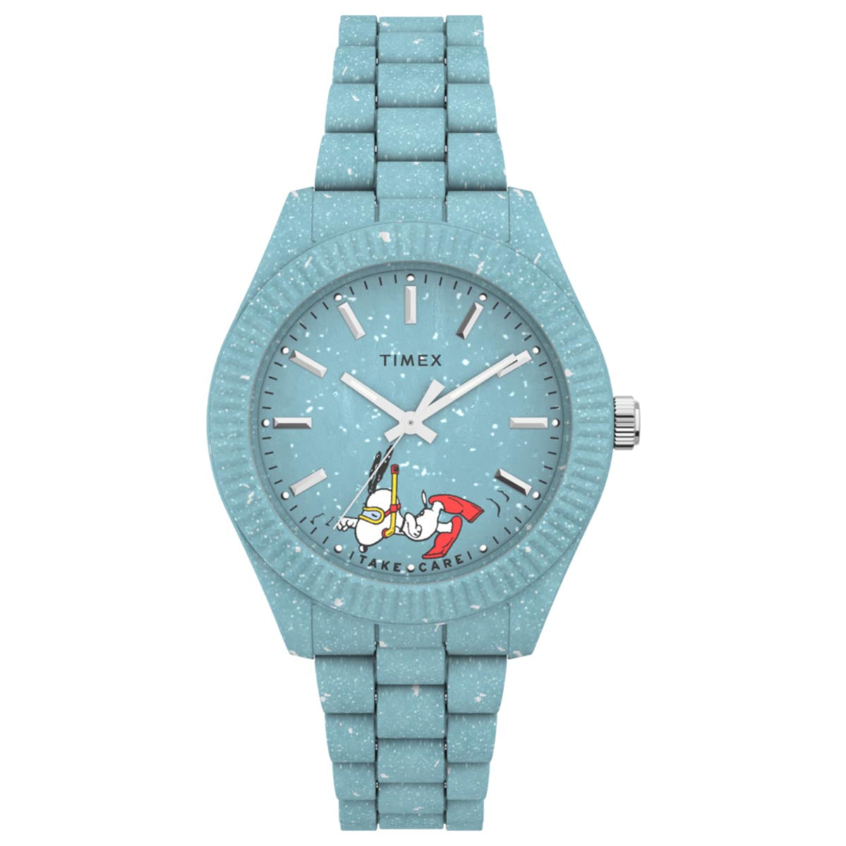 Timex x Peanuts Womens Waterbury Ocean Watch - Light Blue image 1