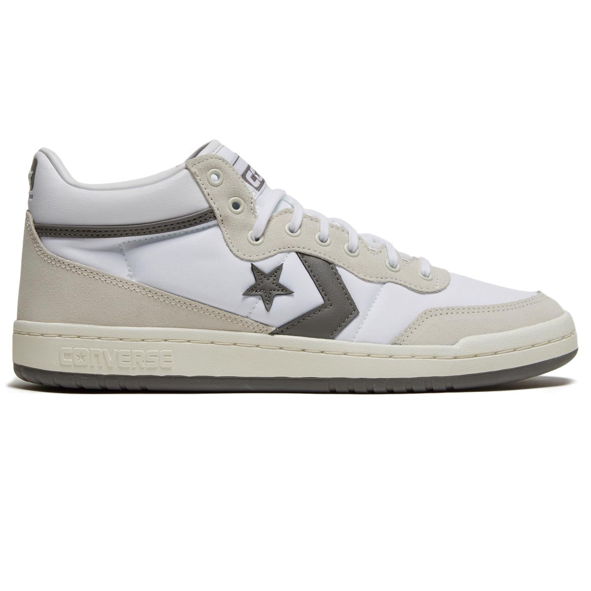 Converse Fastbreak Pro Suede Nylon Mid Shoes - White/Vaporous Gray image 1