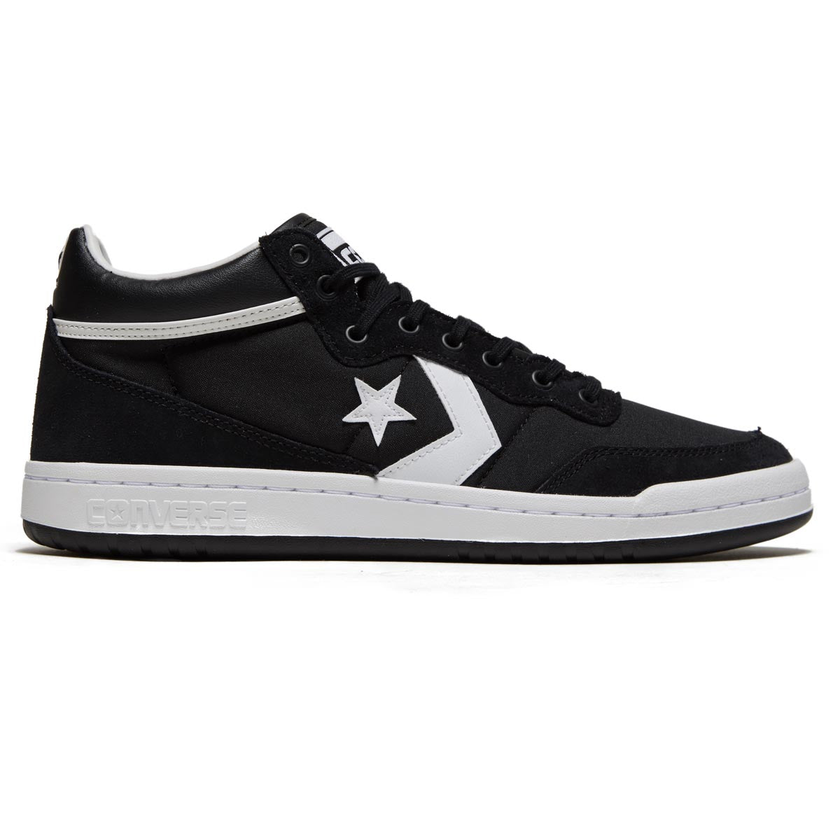 Converse Fastbreak Pro Mid Shoes - Black/White/Black image 1