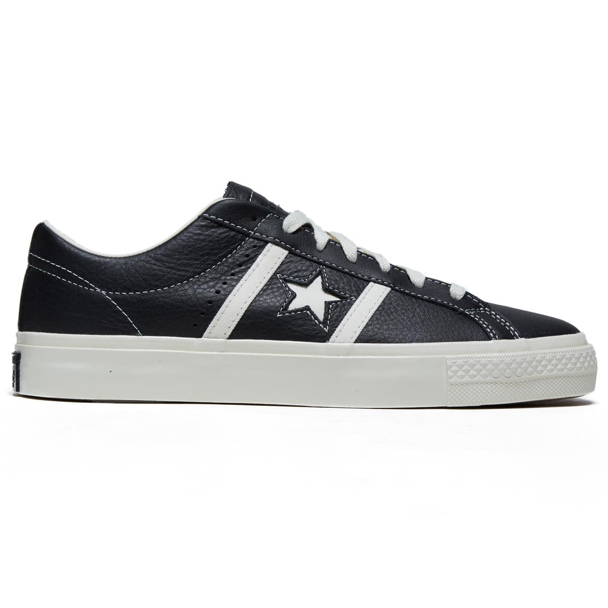 Converse One Star Academy Pro Shoes - Black/Egret/Egret image 1