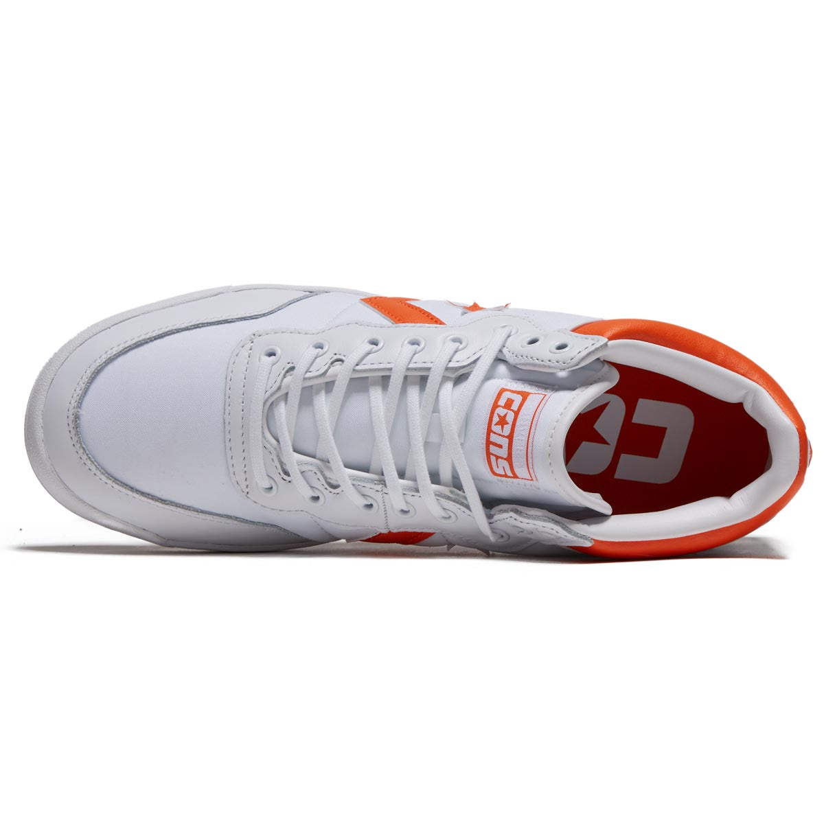 Converse Fastbreak Pro Mid Shoes - White/Orange/White image 3