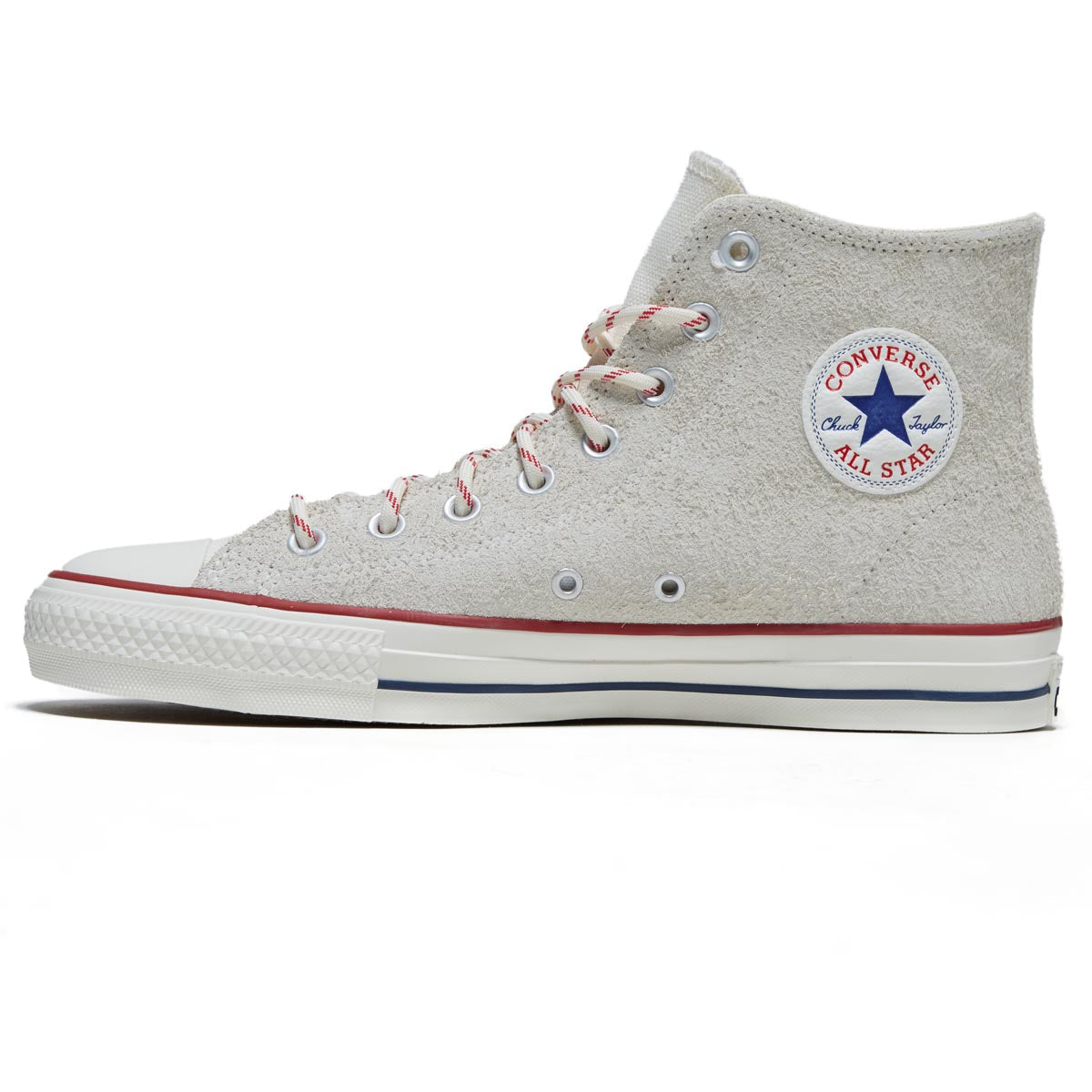 Converse Chuck Taylor All Star Pro Hi Shoes - Egret/Red/Blue image 2