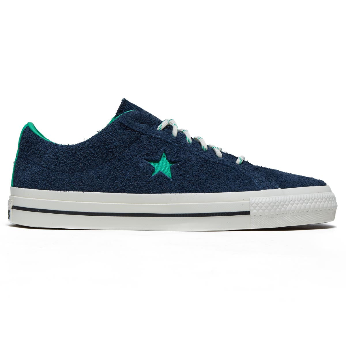 Converse One Star Pro Shoes - Into The Void/Apex Green/Egret image 1