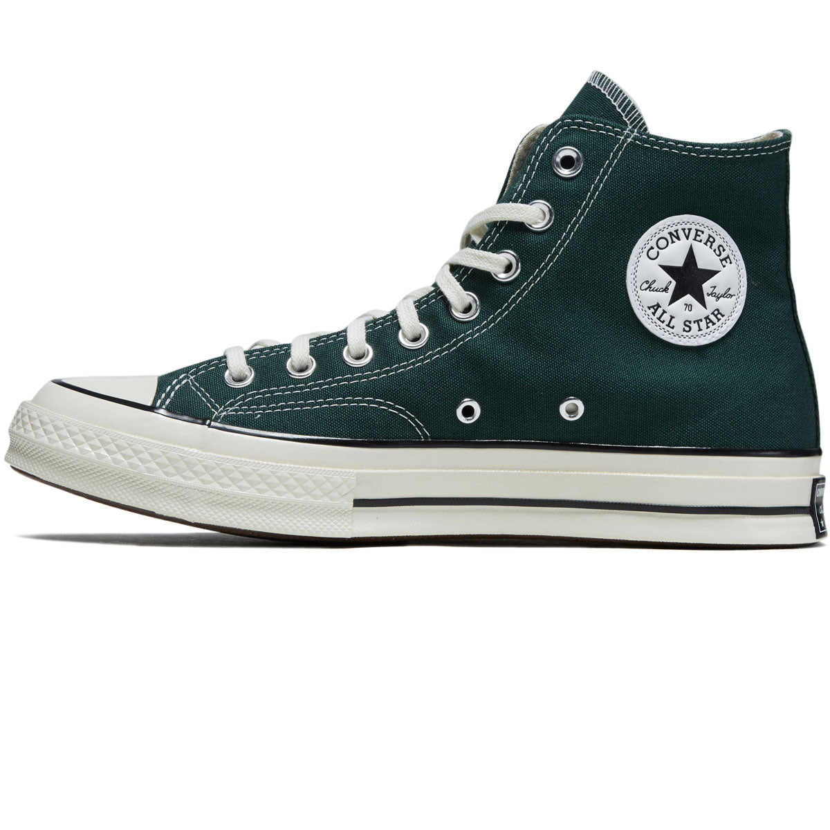 Converse Chuck 70 Hi Shoes - Green Envy/Egret/Black image 2