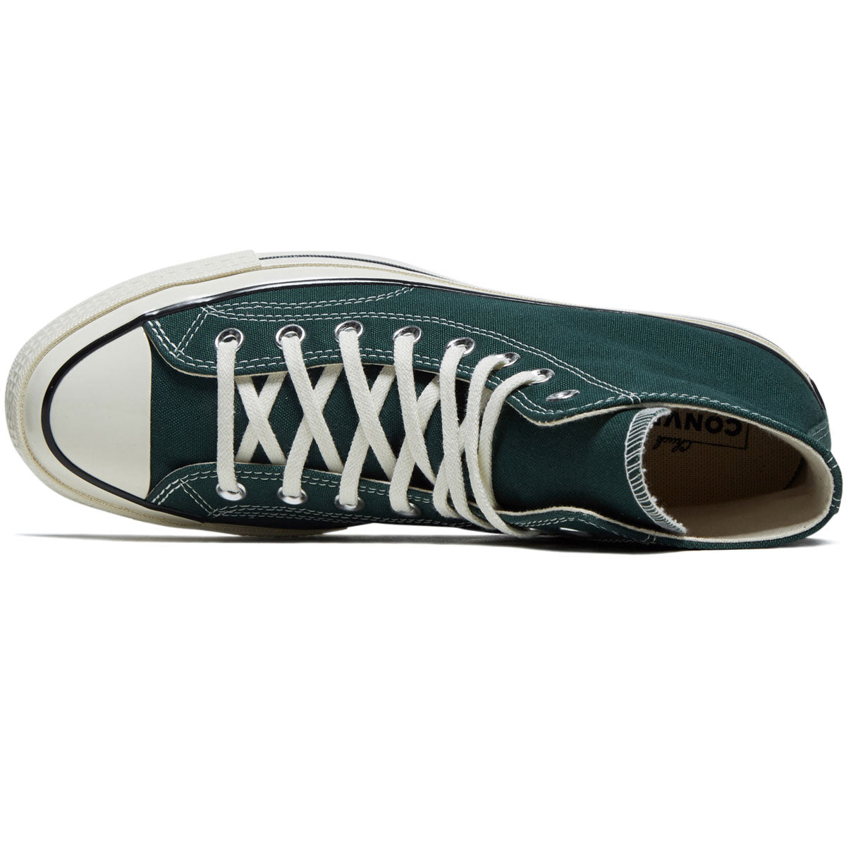 Converse Chuck 70 Hi Shoes - Green Envy/Egret/Black image 3