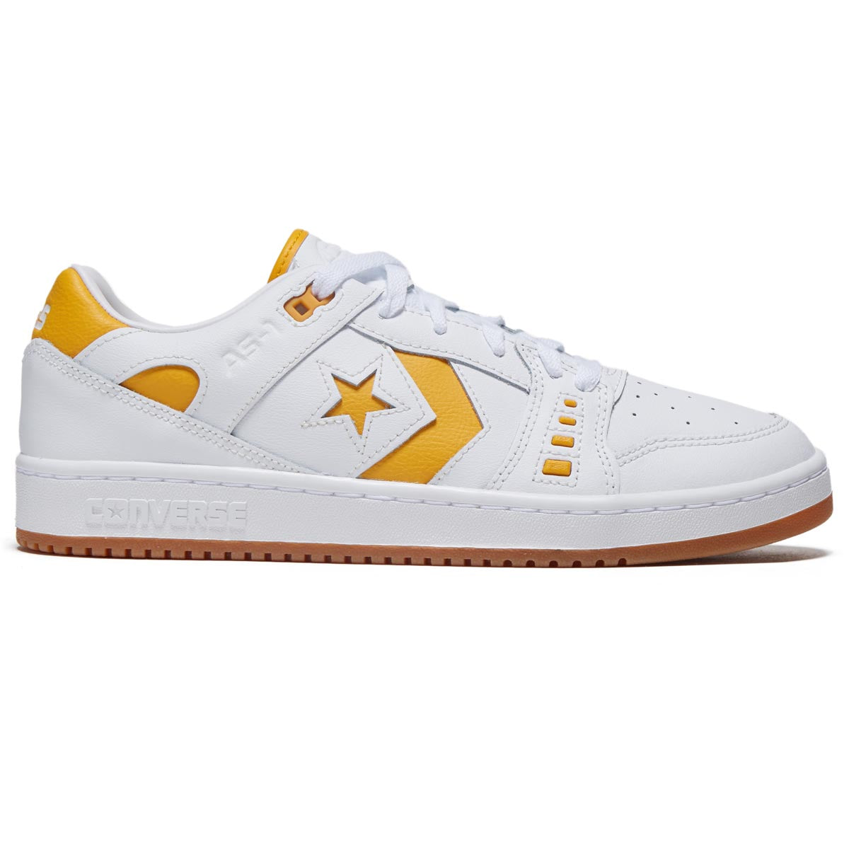 Converse AS-1 Pro Ox Shoes - White/Yellow/White image 1