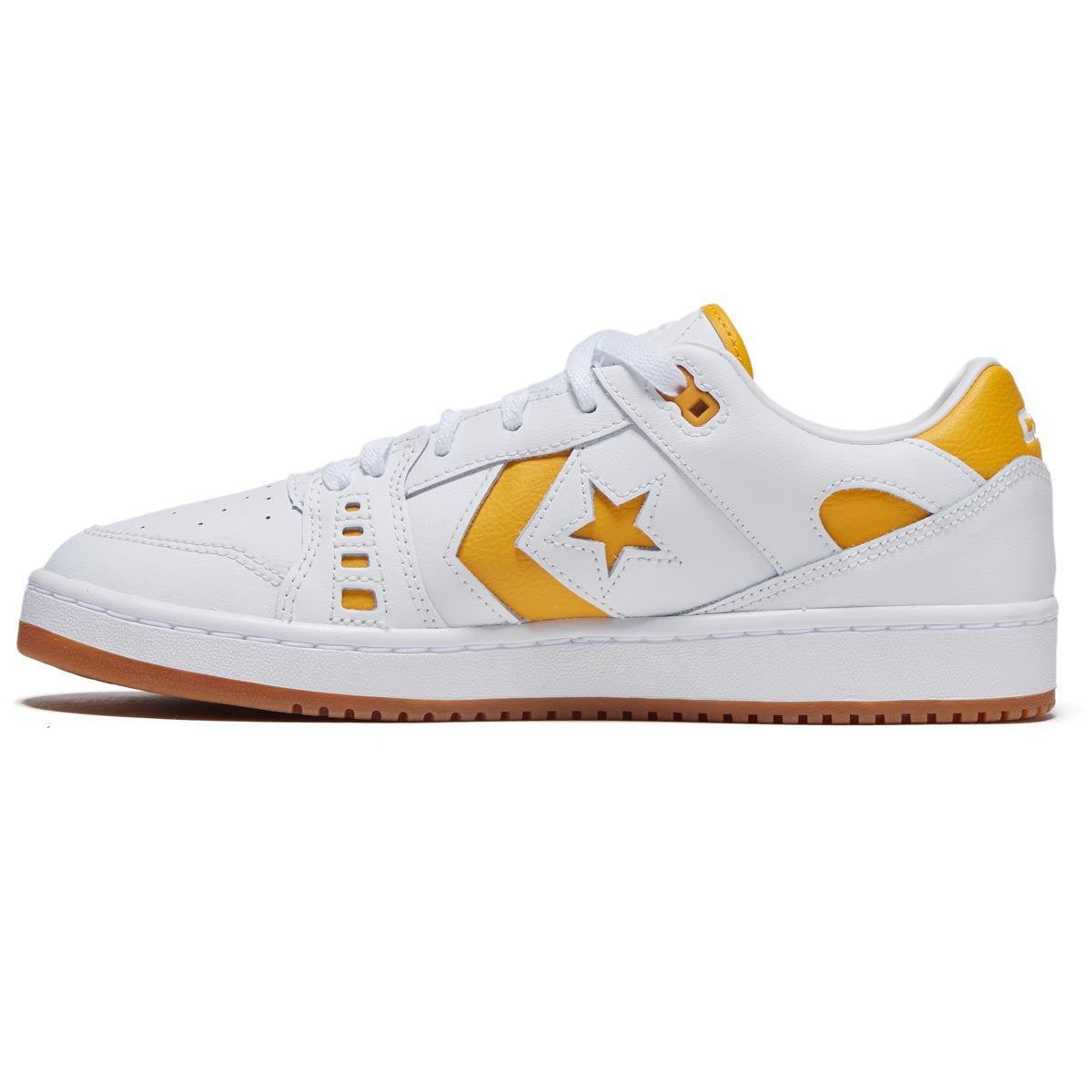 Converse AS-1 Pro Ox Shoes - White/Yellow/White image 2