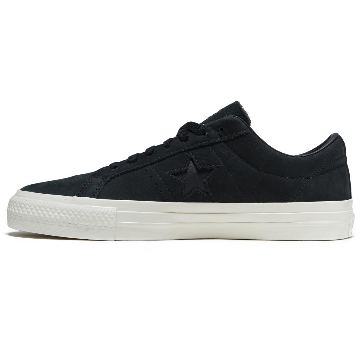 Converse One Star Pro Ox Shoes - Black/Black/Egret image 2