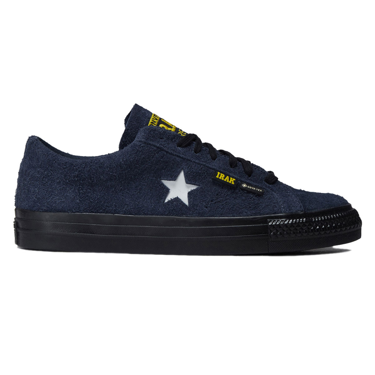 Converse x Irak NYC One Star Pro Ox Shoes - Navy/Black/Vibrant Yellow image 1