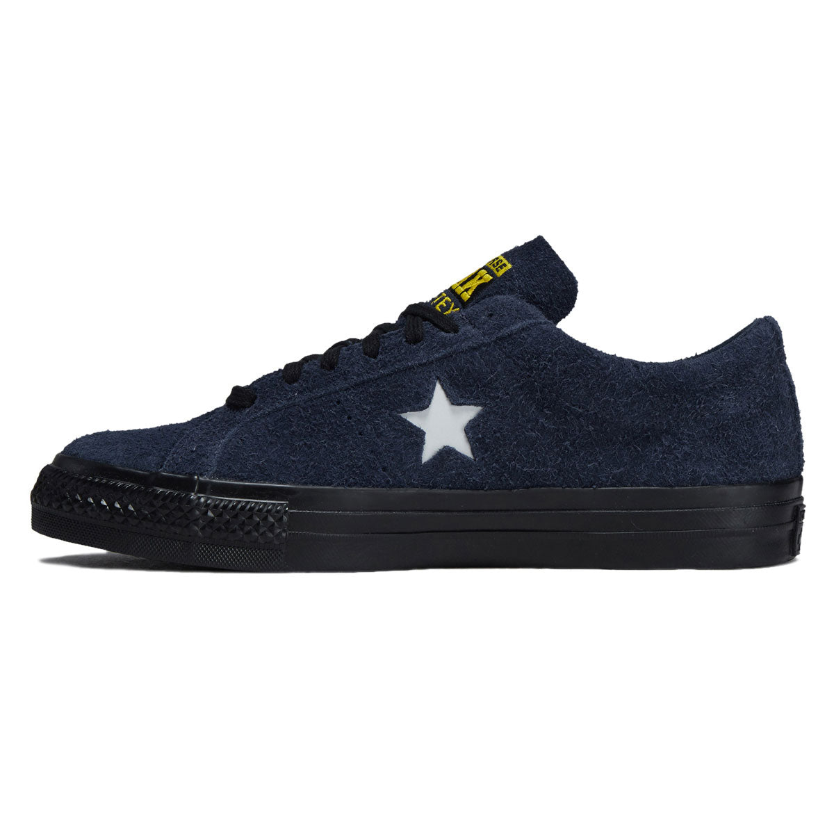 Converse x Irak NYC One Star Pro Ox Shoes - Navy/Black/Vibrant Yellow image 2