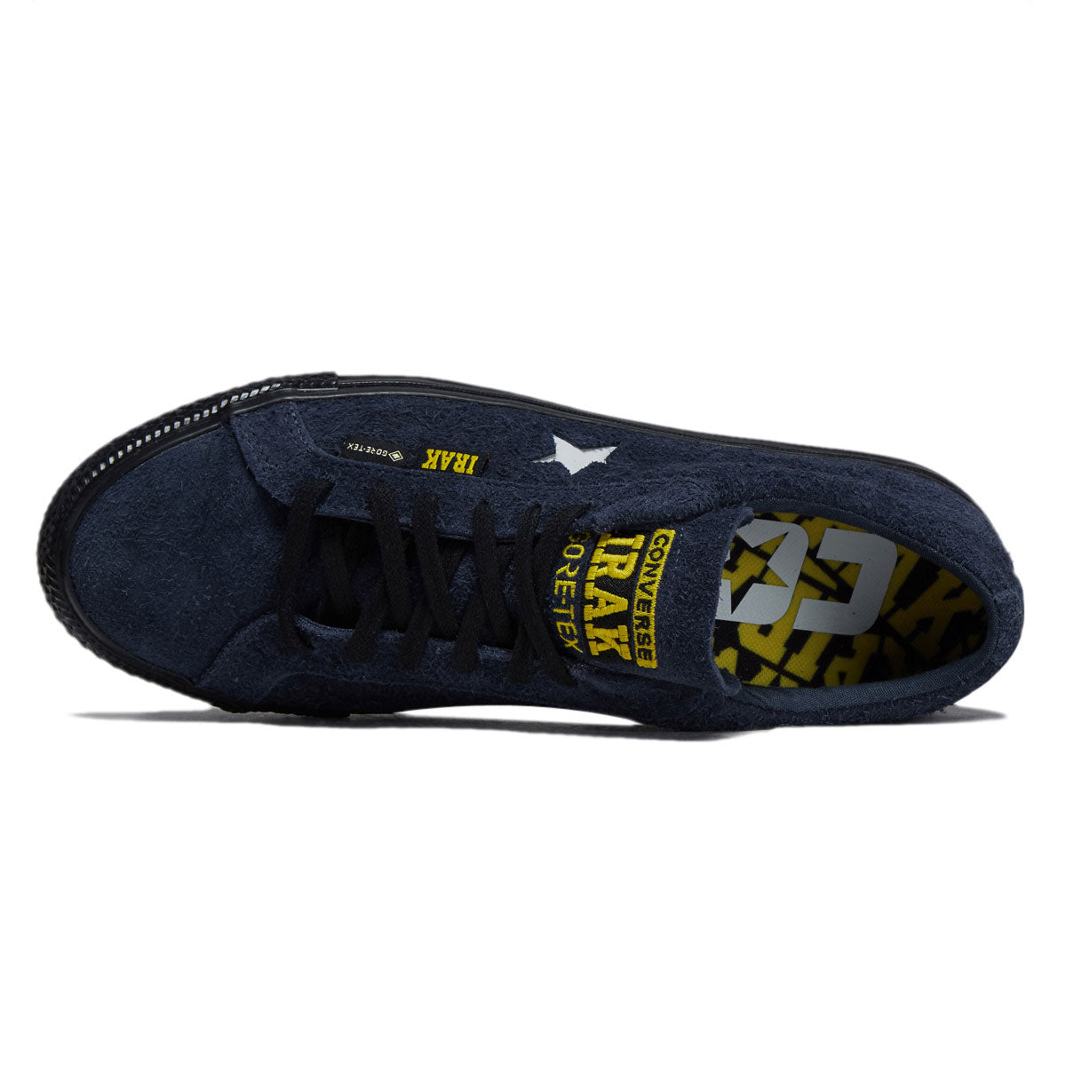 Converse x Irak NYC One Star Pro Ox Shoes - Navy/Black/Vibrant Yellow image 3