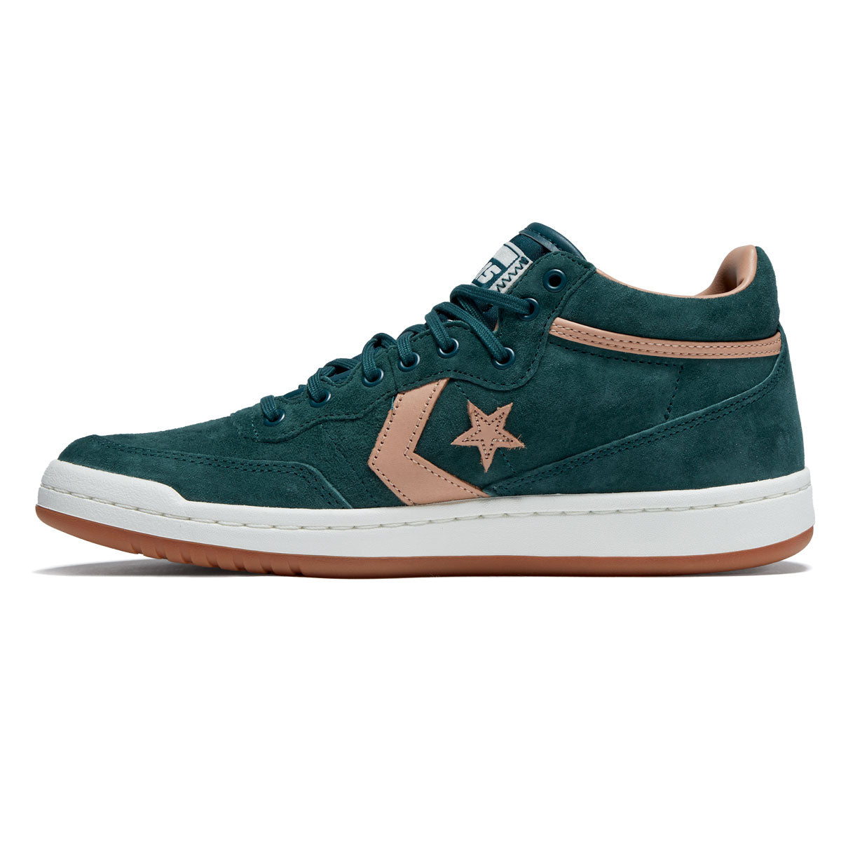 Converse Fastbreak Pro Mid Shoes - Rubber Plant/Vachetta Beige image 2