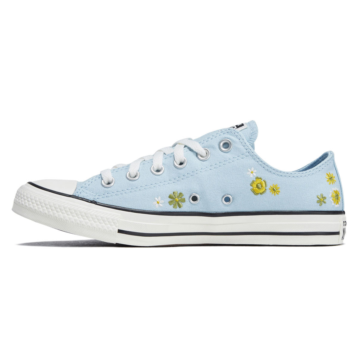 Converse Chuck Taylor All Star Ox Embroidered Florals Shoes - Clear Skies/Bright Outlook image 2
