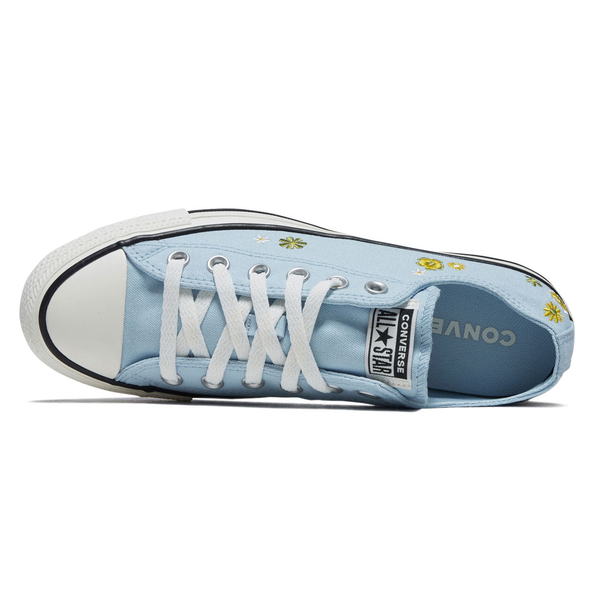 Converse Chuck Taylor All Star Ox Embroidered Florals Shoes - Clear Skies/Bright Outlook image 3