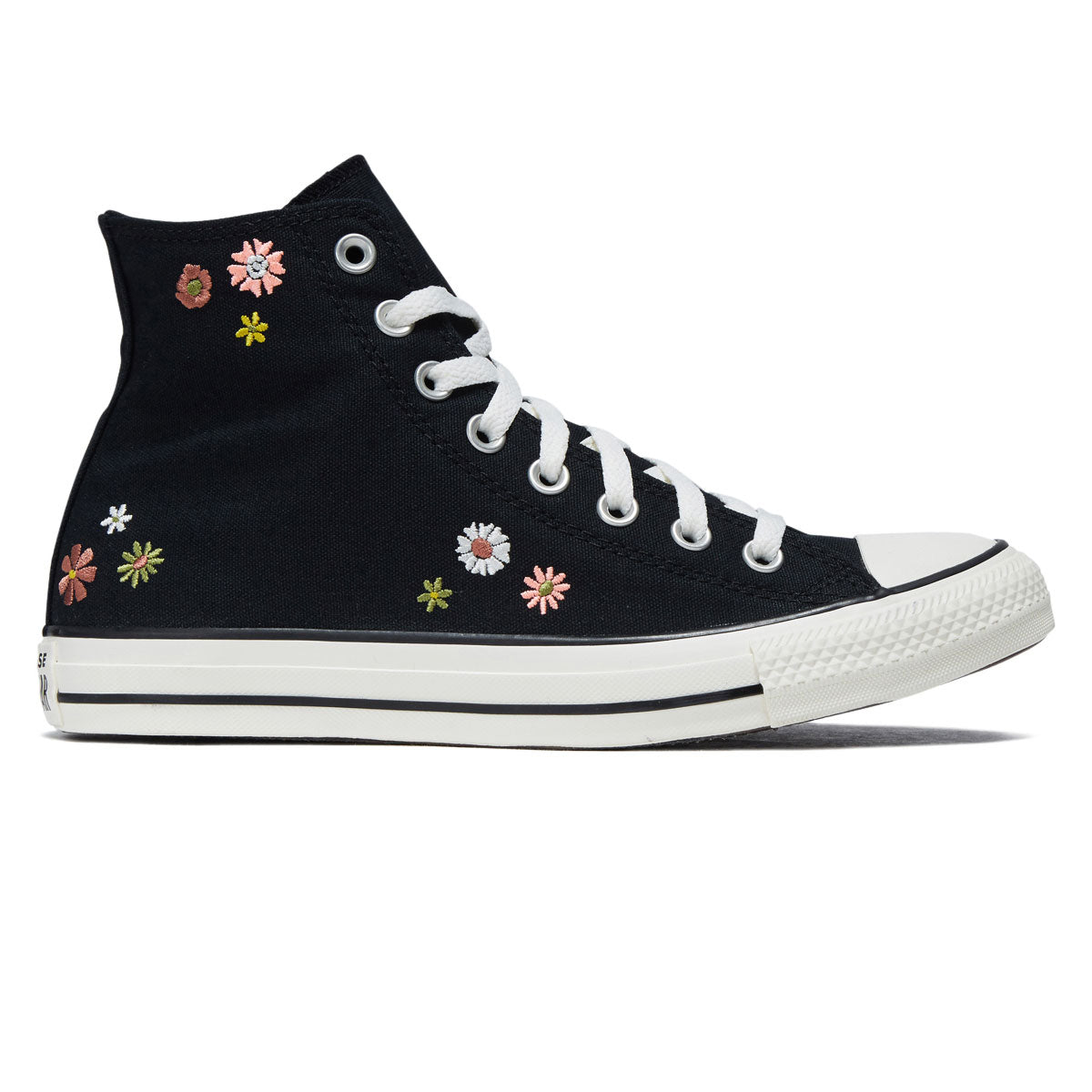Converse Chuck Taylor All Star Hi Embroidered Florals Shoes - Black/Bright Outlook/All Heat image 1