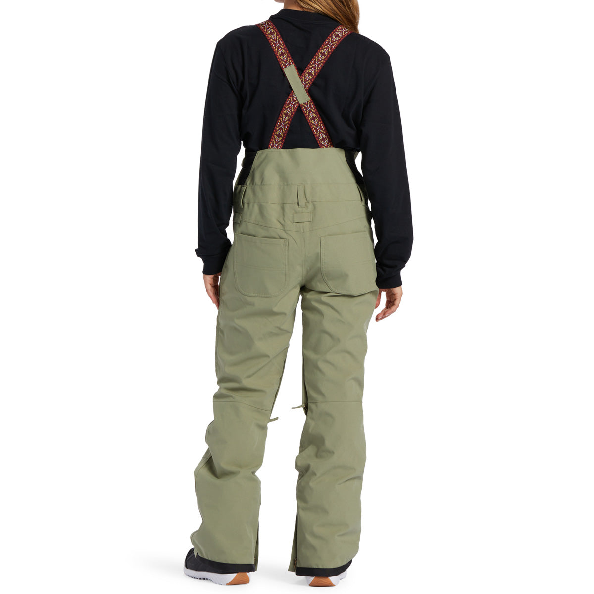 DC Womens Crusade 2024 Bib Snowboard Pants - Oil Green image 2