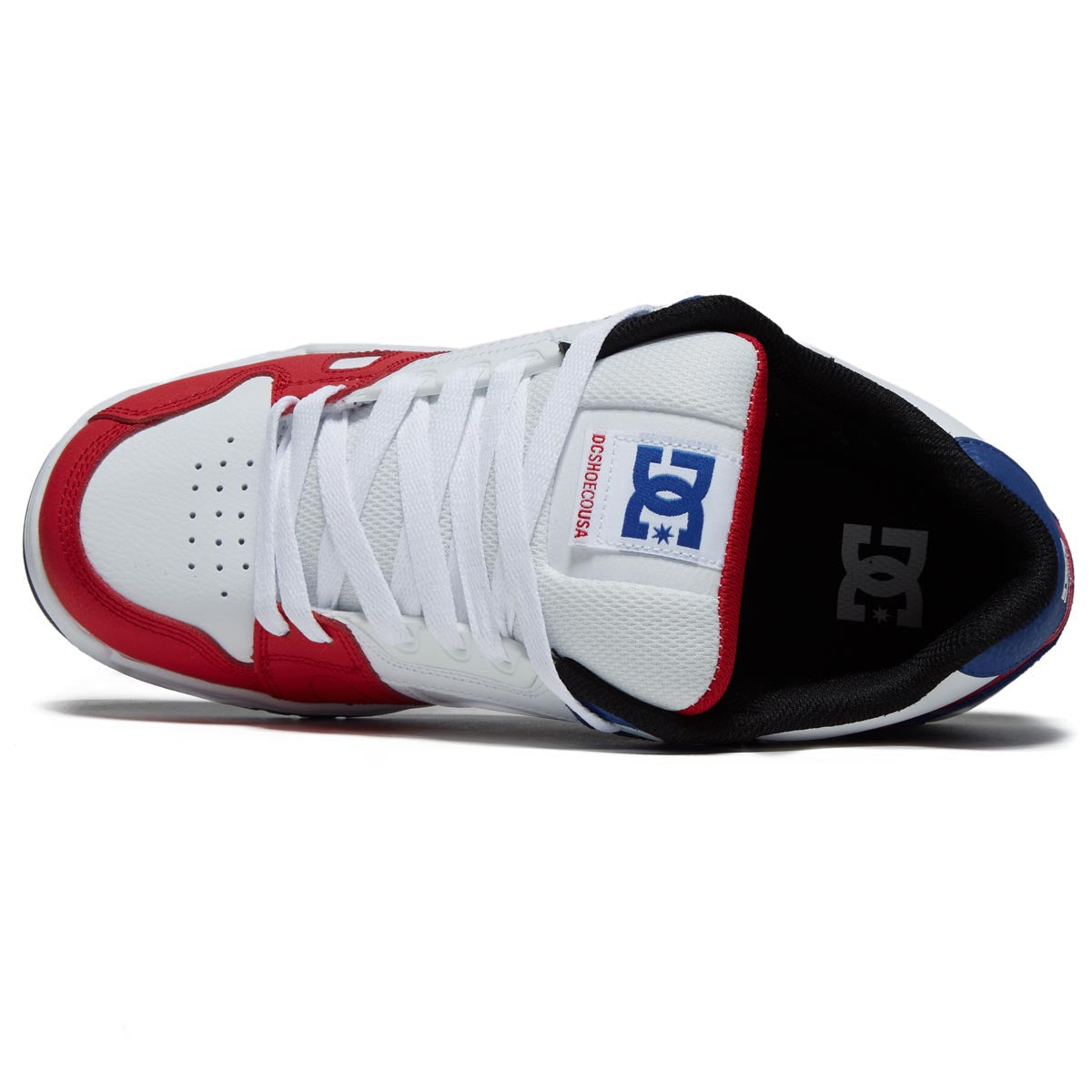 DC Stag Shoes - Red/White/Blue image 3