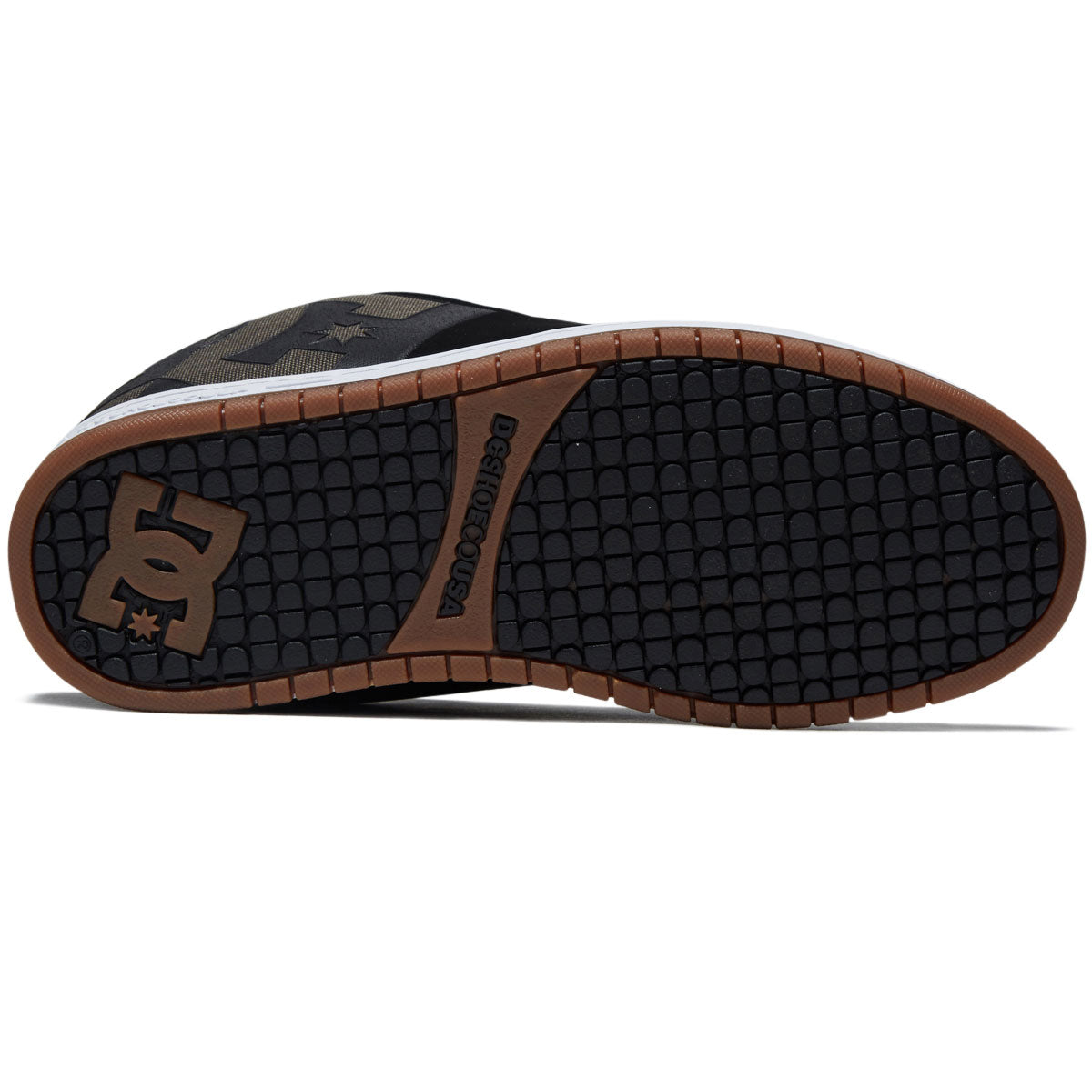 DC Court Graffik SQ Shoes - Black/Olive image 4