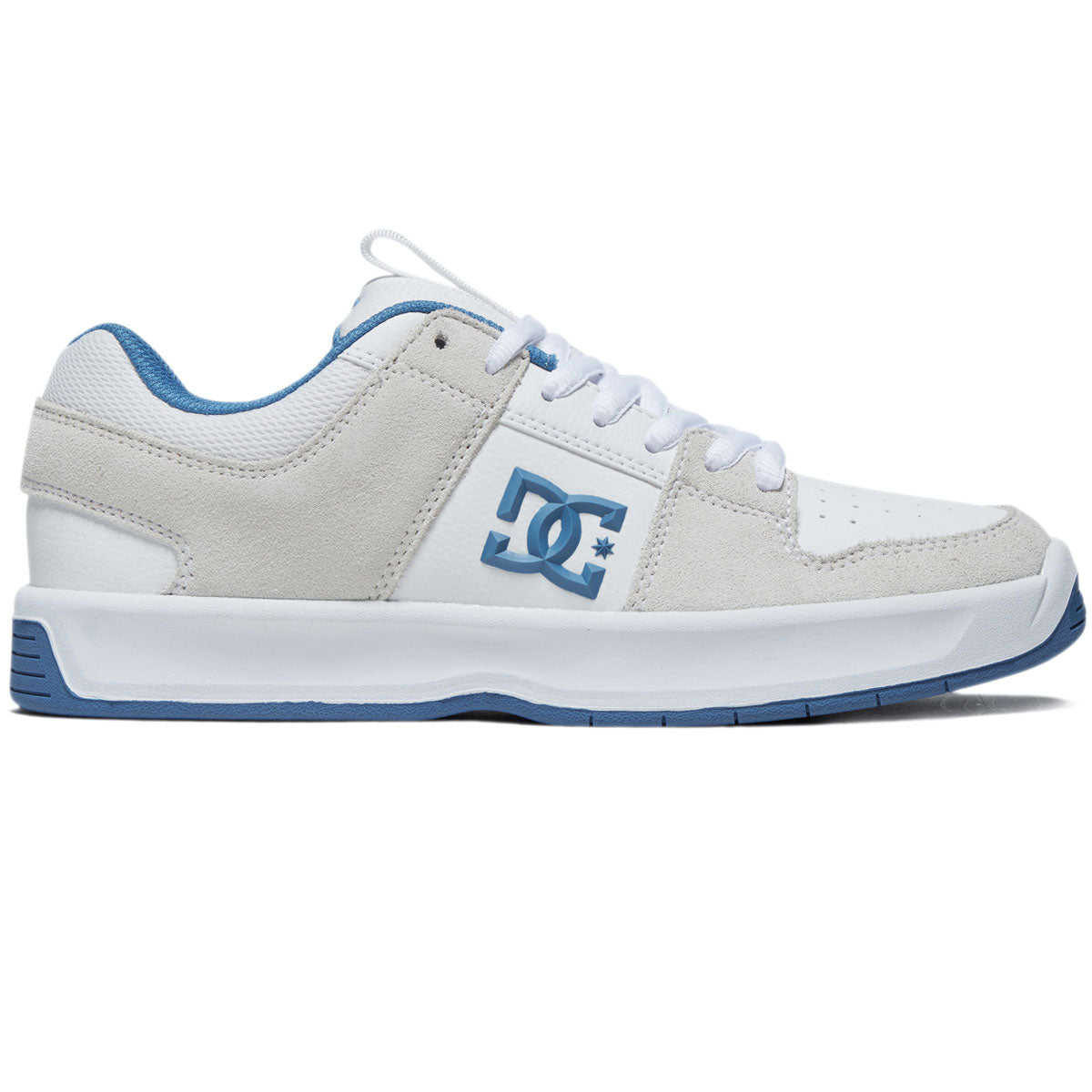 DC Lynx Zero Shoes - White/White/Blue image 1