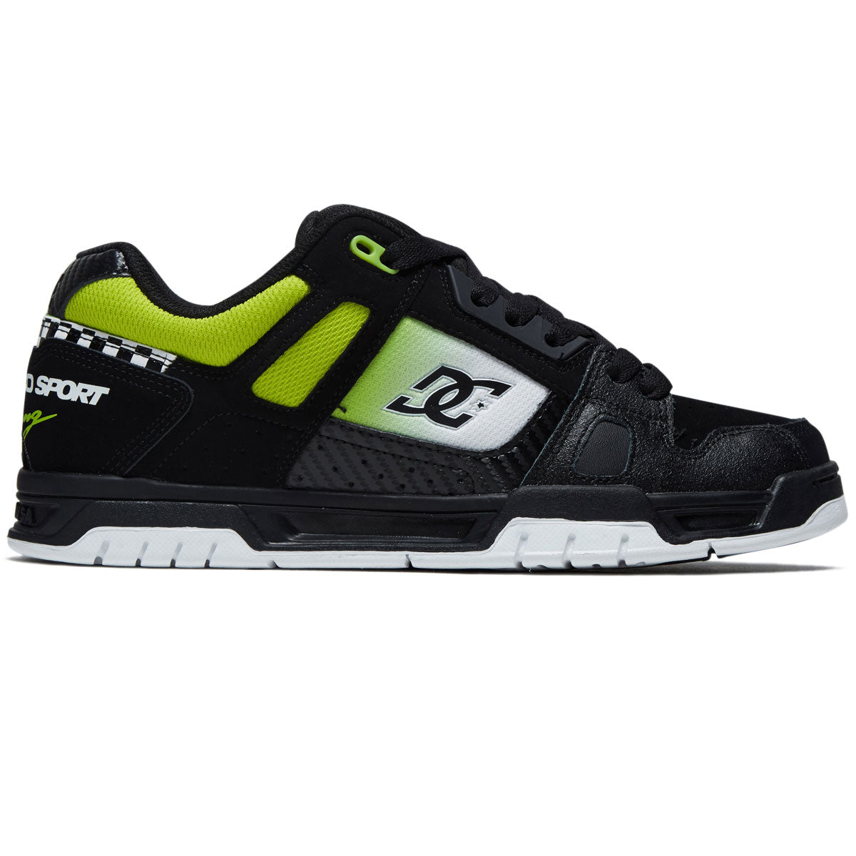 DC Stag SE Shoes - Black/Green/White image 1