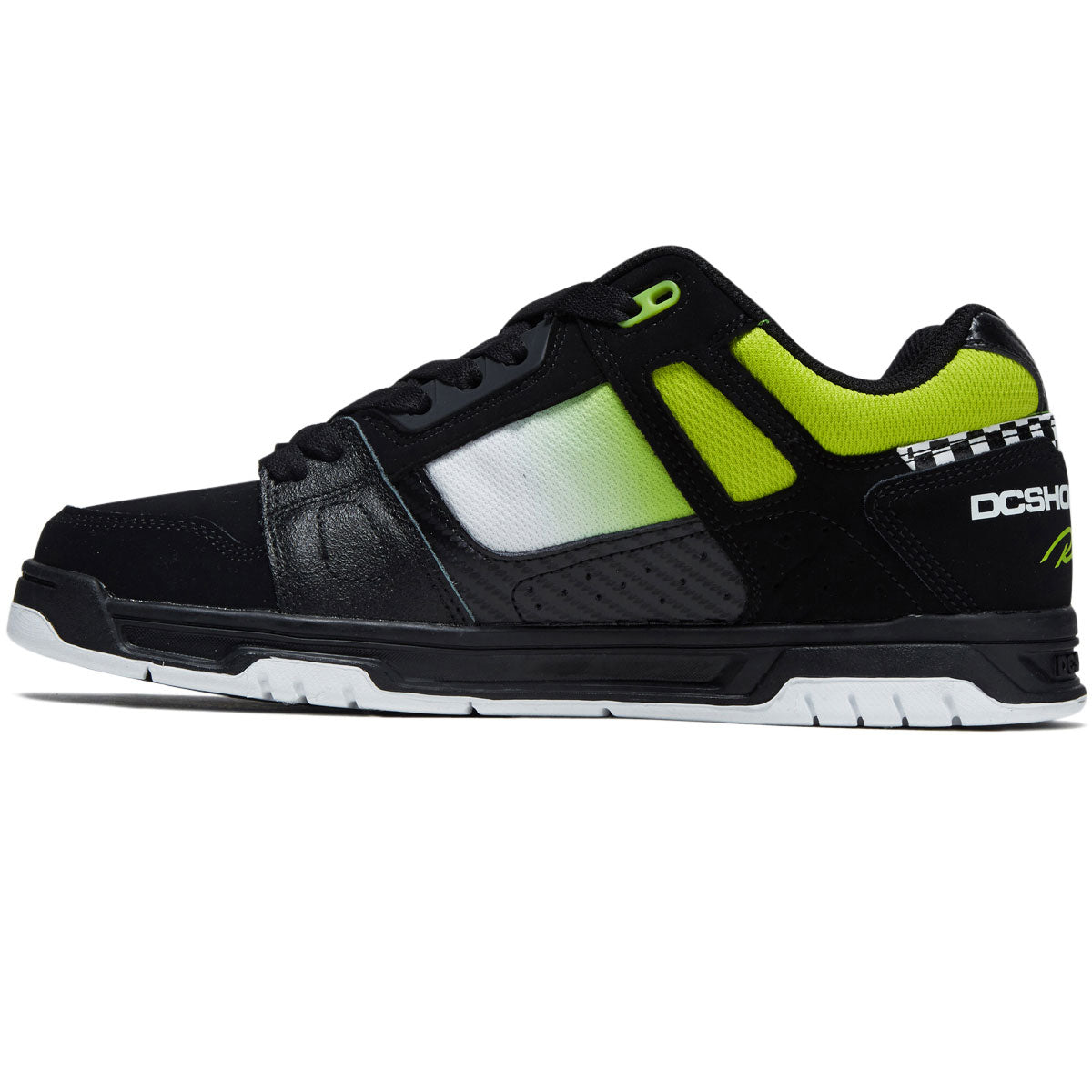 DC Stag SE Shoes - Black/Green/White image 2