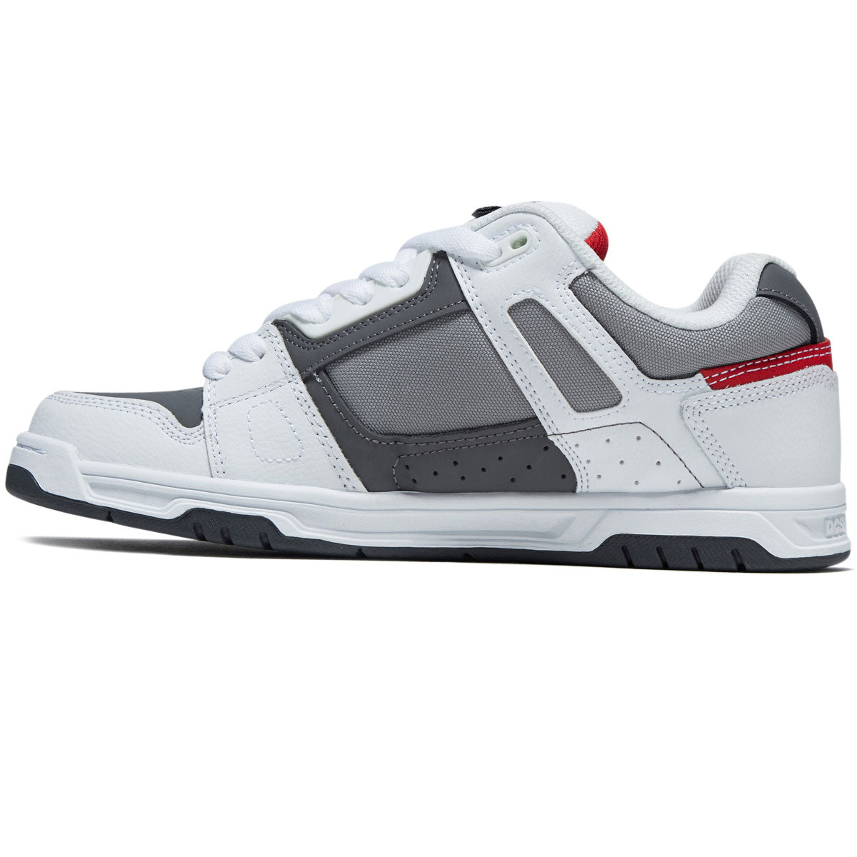 DC Stag Shoes - White/Grey/Grey image 2