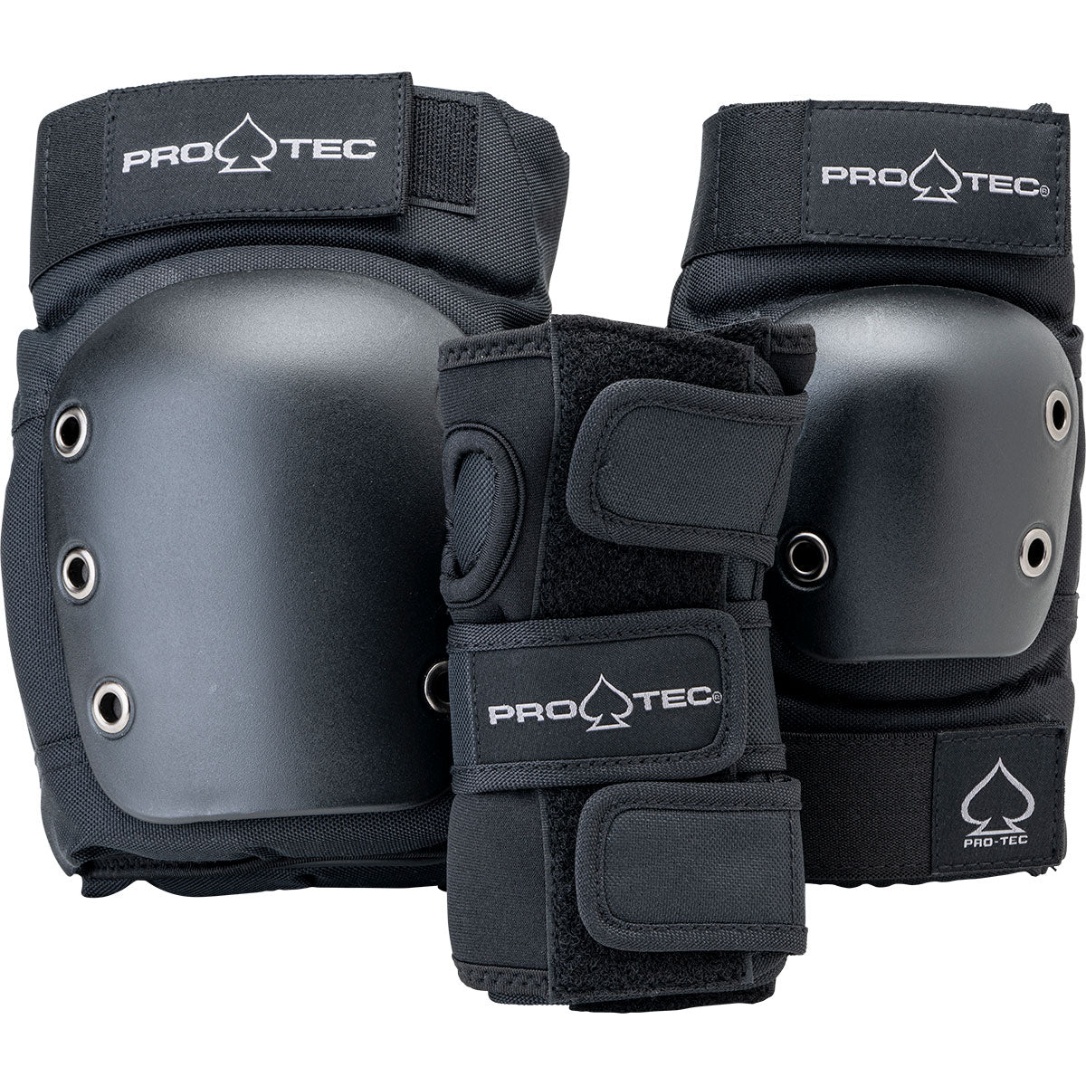 Pro-Tec J.r 3 Pack Open Back Pads - Black image 1