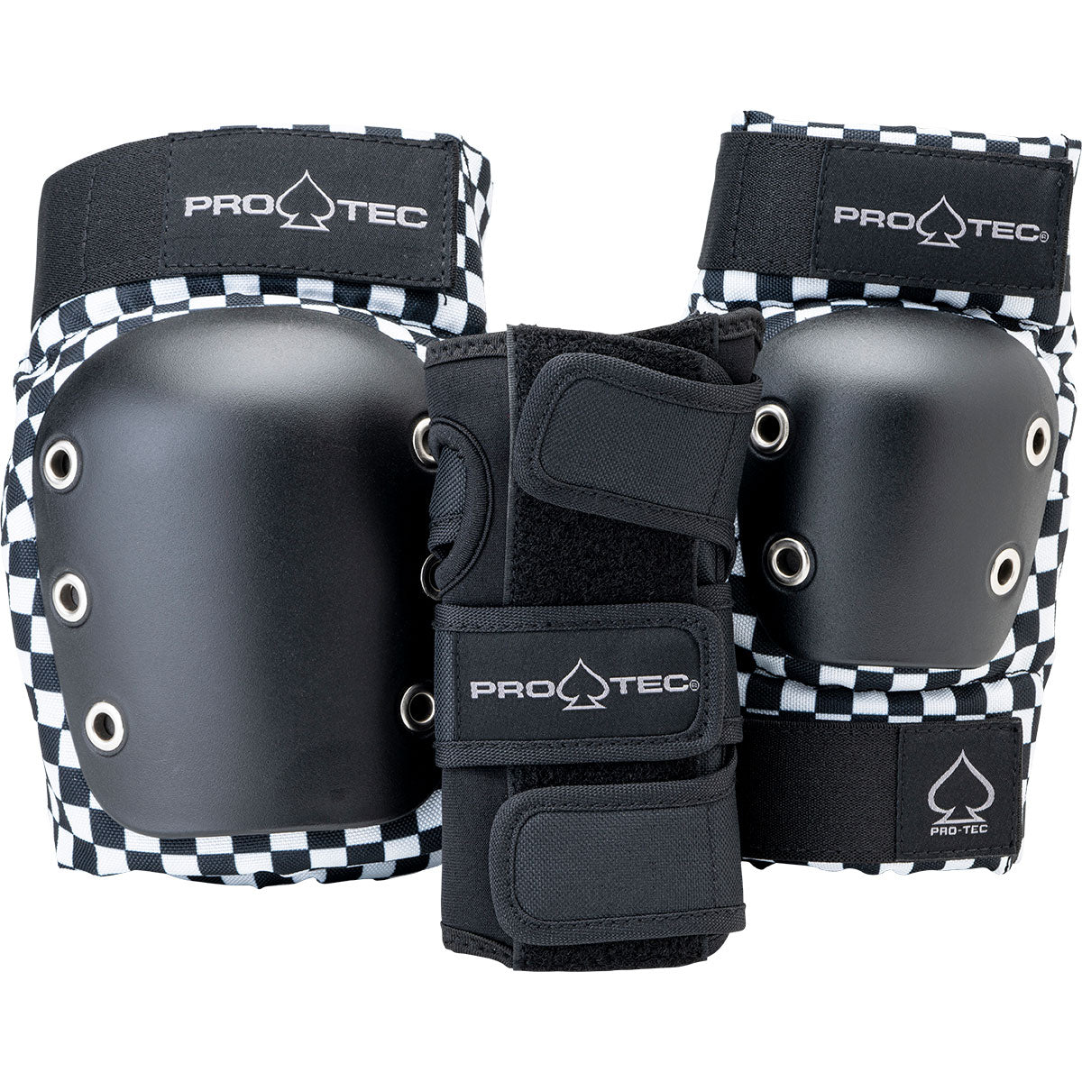 Pro-Tec J.r 3 Pack Open Back Pads - Checker image 1