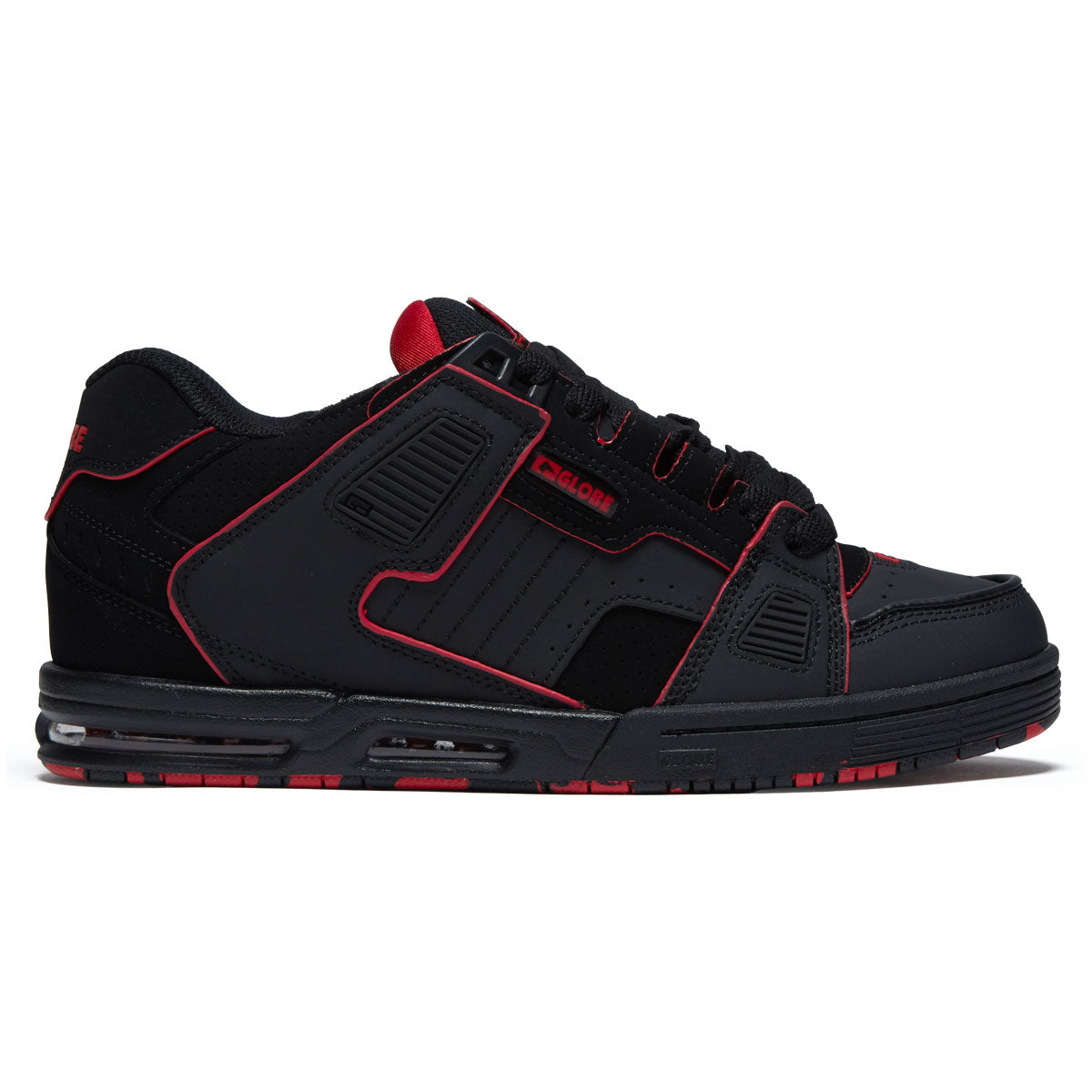 Globe Sabre Shoes - Black/Red/Mosaic image 1