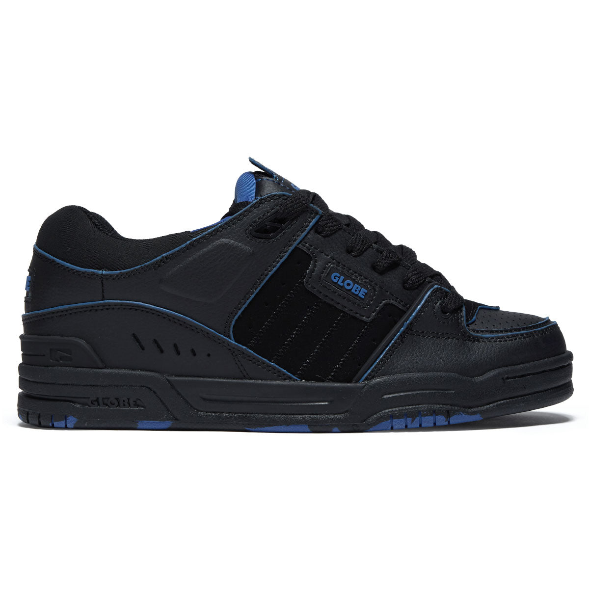 Globe Fusion Shoes - Black/Blue/Mosaic image 1