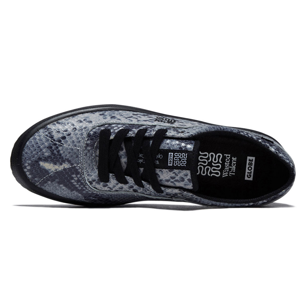 Globe Melbek Shoes - Wasted Talent Black/Snake image 3