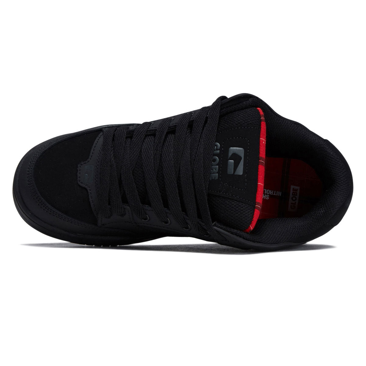 Globe Tilt Shoes - Black/Red/Tartan image 3