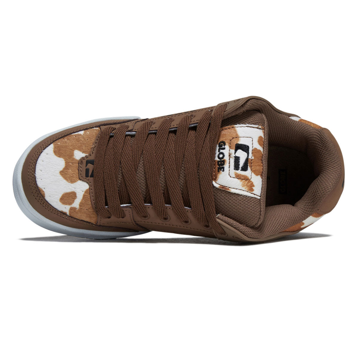 Globe Tilt Shoes - Brown/White Cow image 3