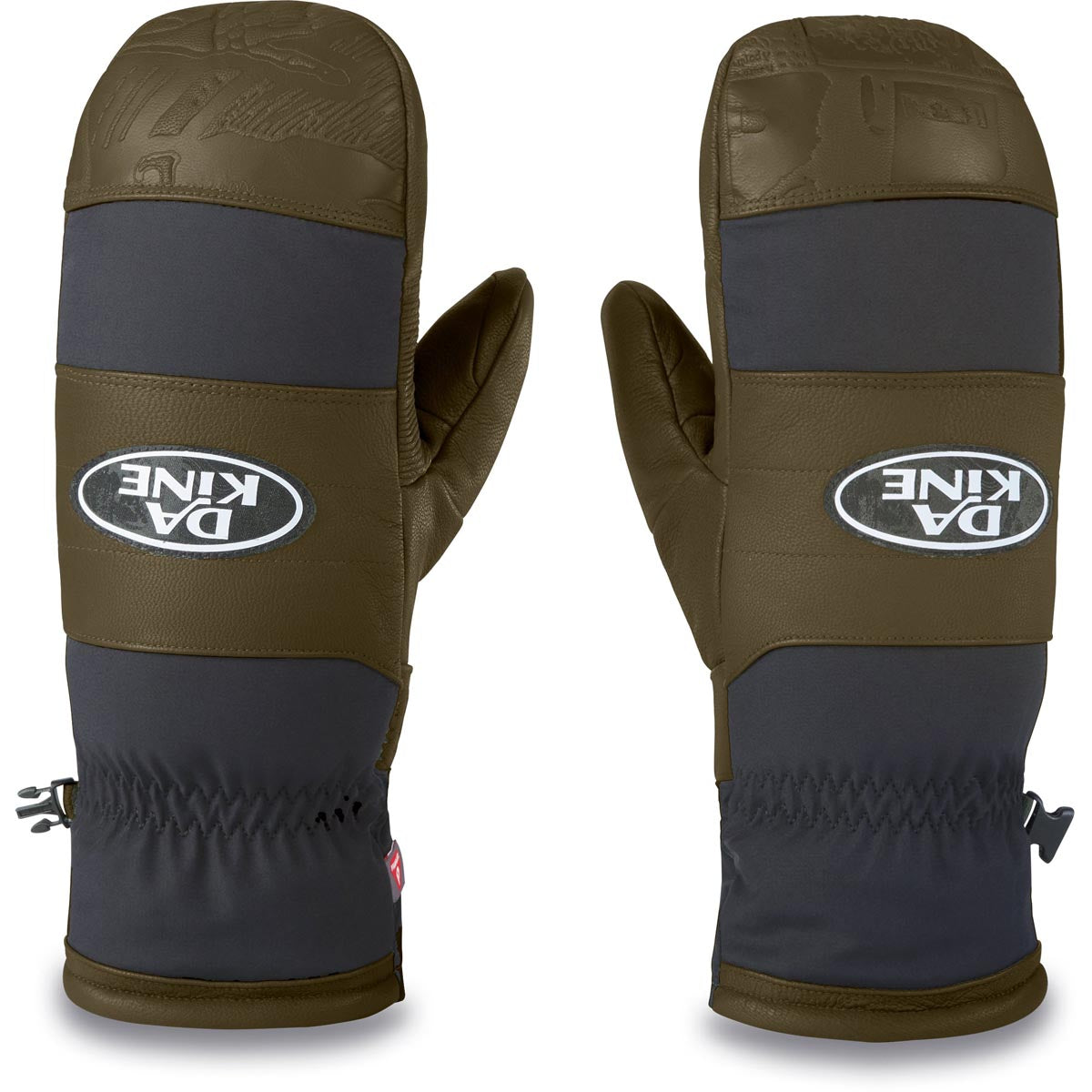 Dakine Team Baron Gore-tex Mitt Sam Taxwood Snowboard Gloves - Dark Olive image 1