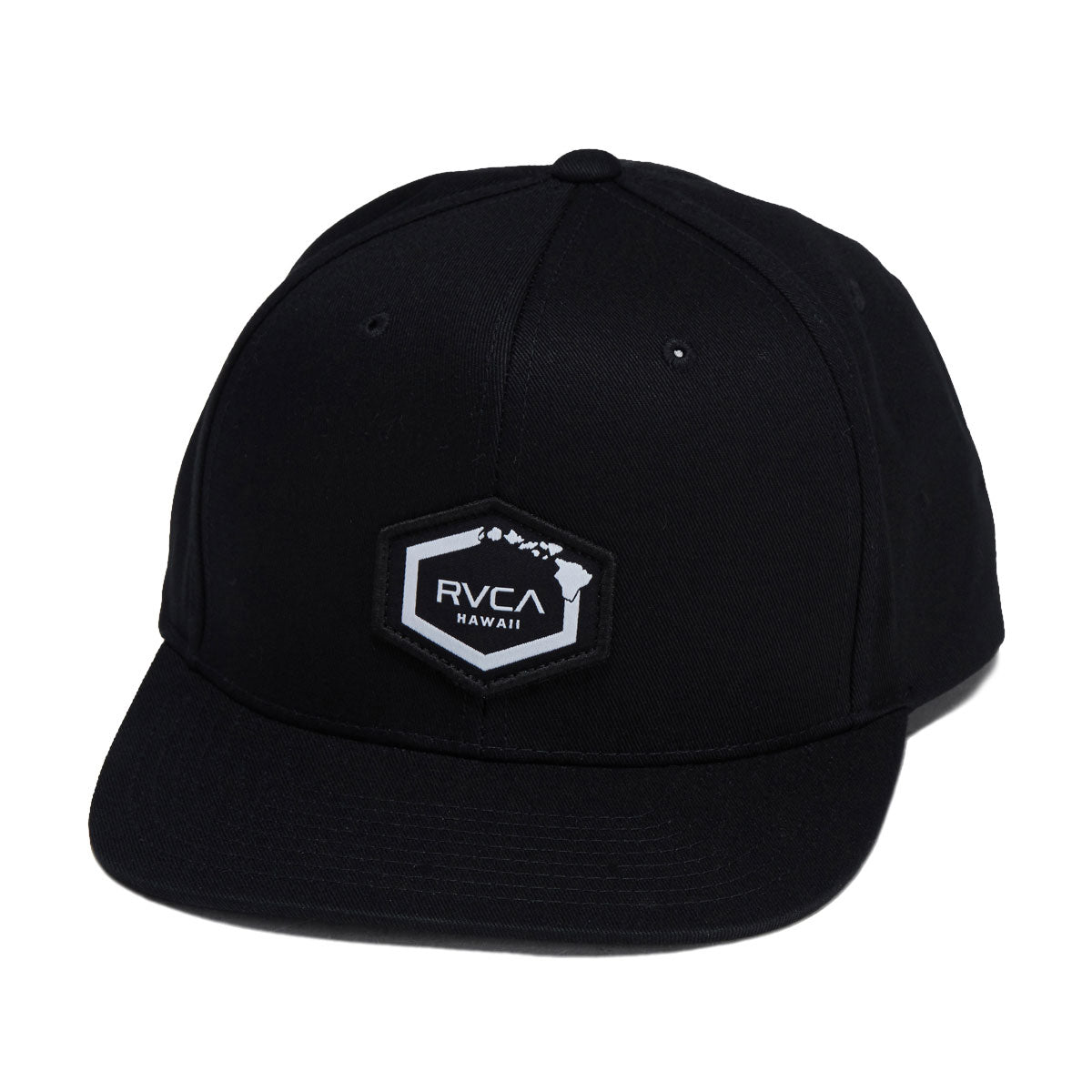 RVCA Island Hex Snapback Hat - Black image 1