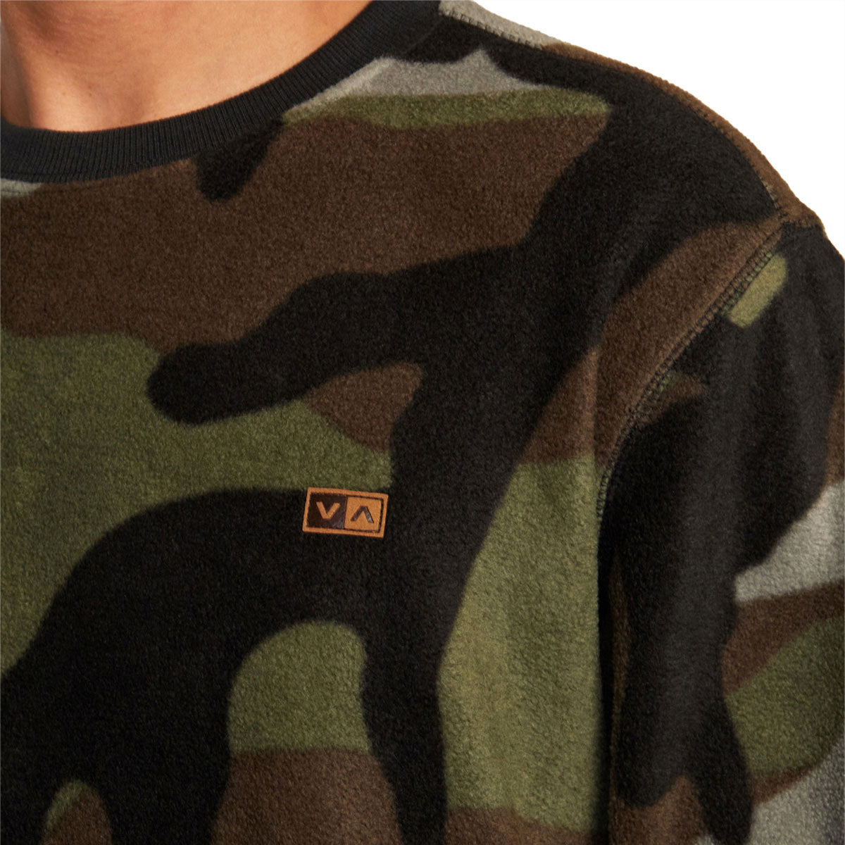 RVCA Yukon Crew Sweatshirt - Camo image 3