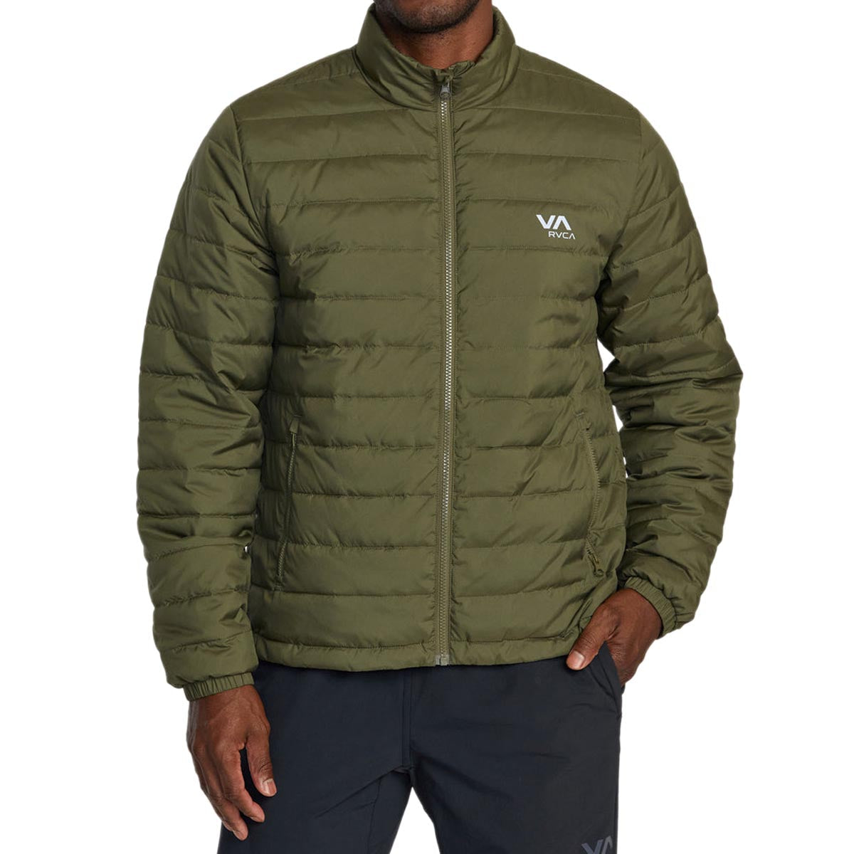 RVCA Packable Puffa Jacket - Army image 1