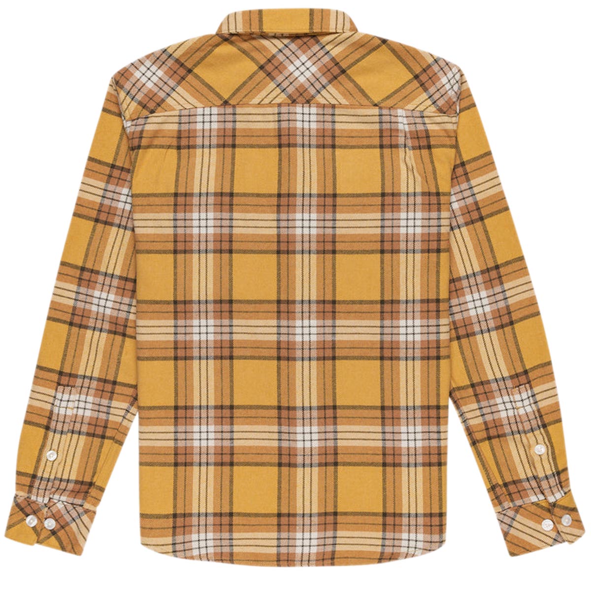 RVCA Thatll Work Flannel Long Sleeve Shirt - Sunflower image 2