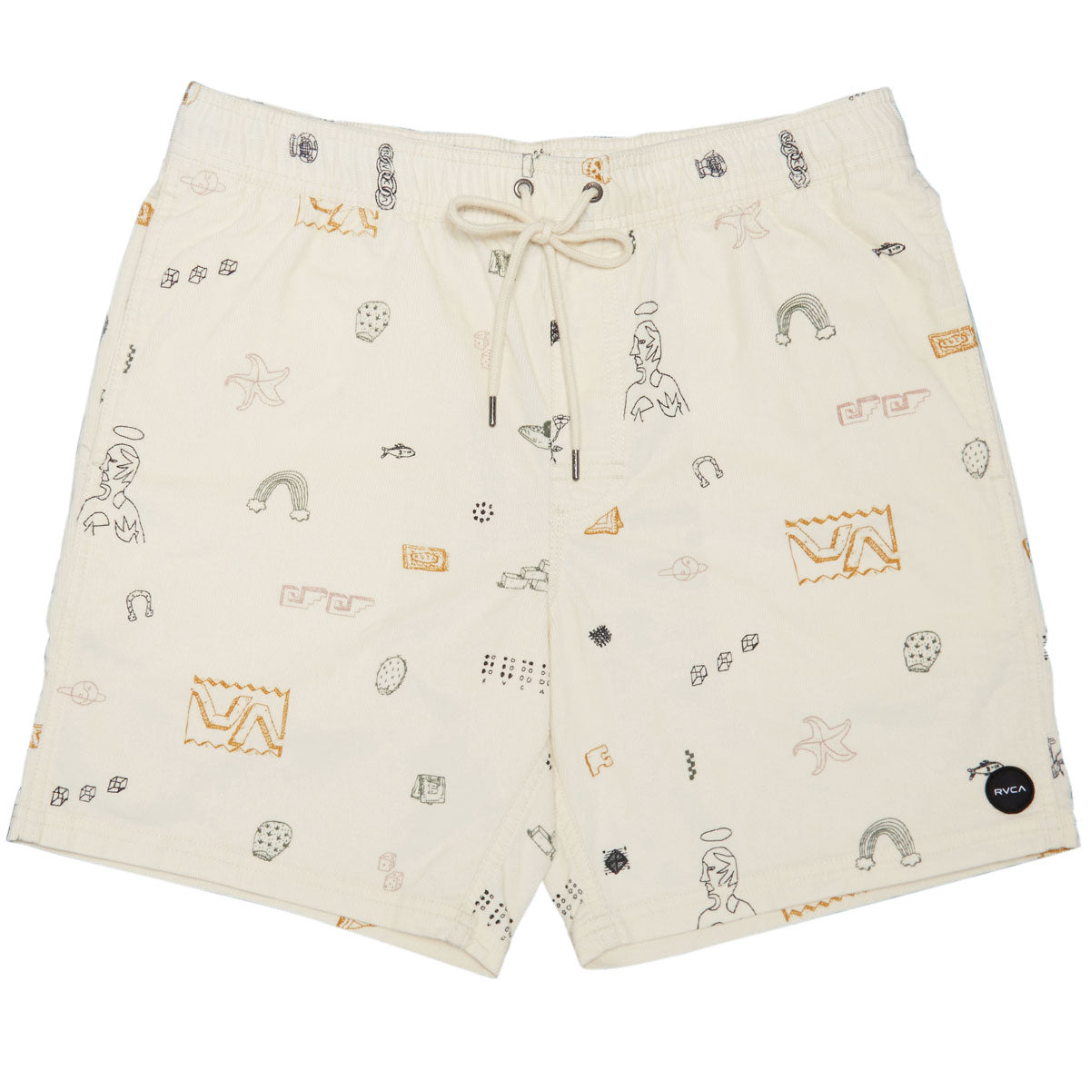 RVCA Escape Elastic Cord Shorts - Natural image 1