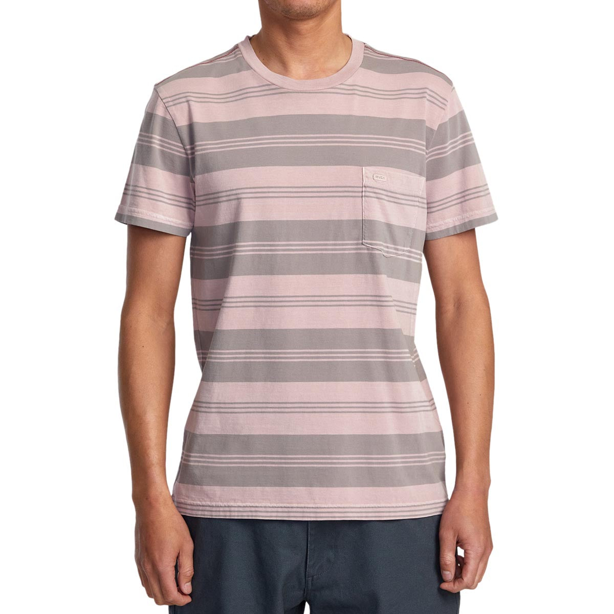 RVCA Ptc Stripe Shirt - Pale Mauve image 1