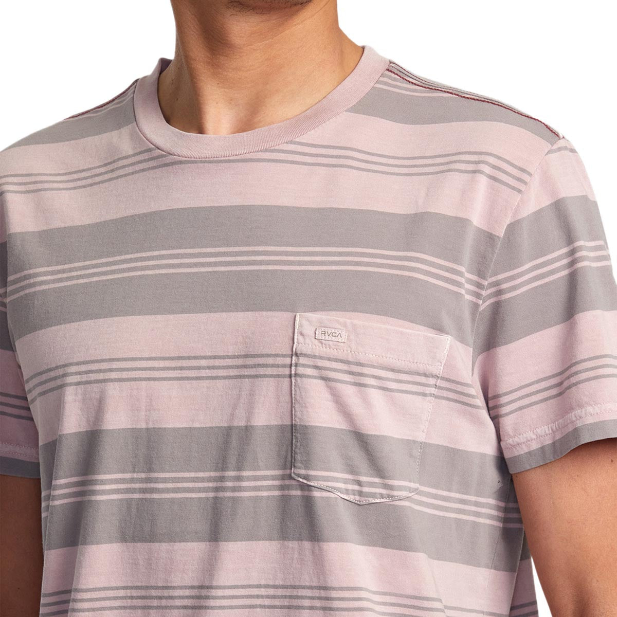 RVCA Ptc Stripe Shirt - Pale Mauve image 3