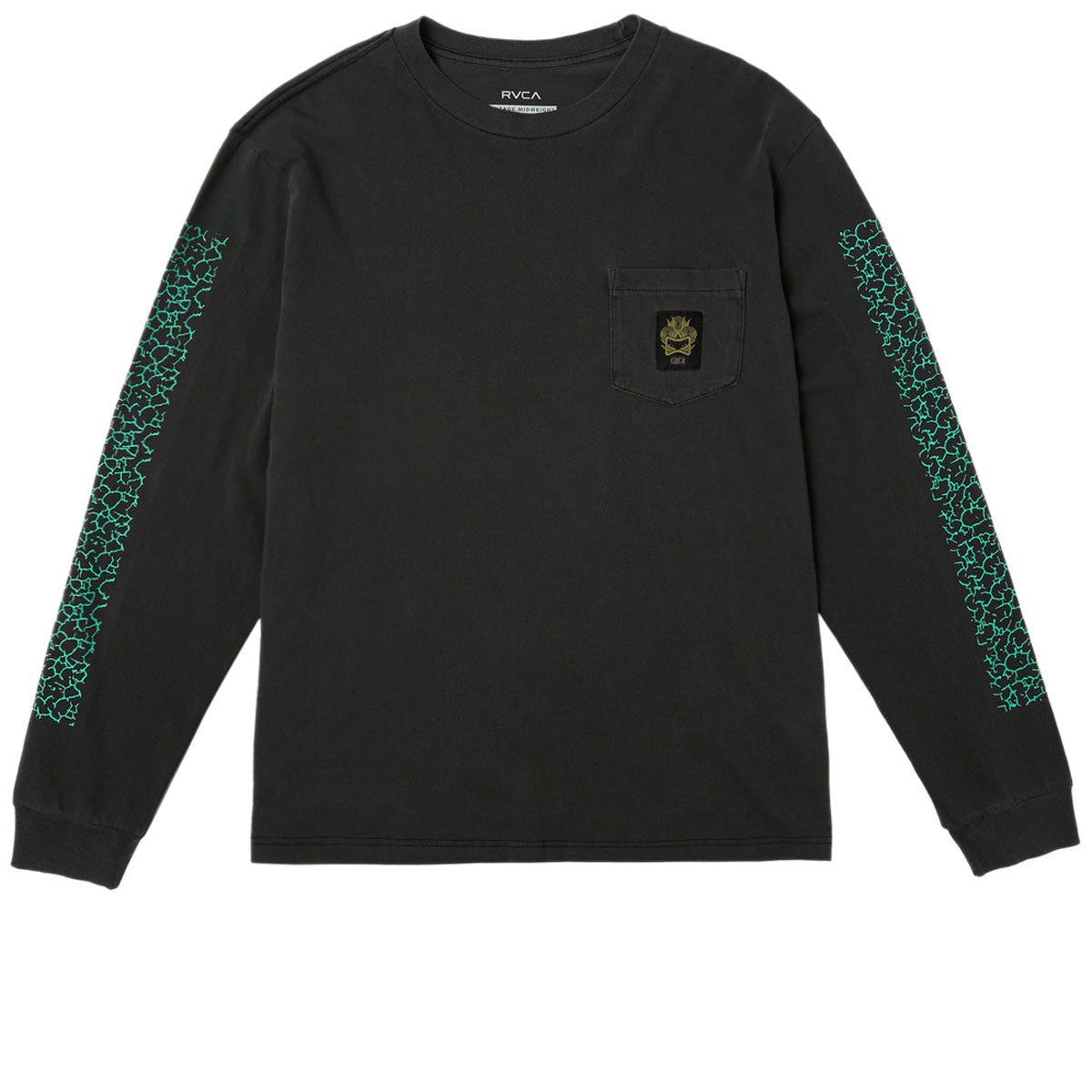 RVCA Redondo Totem Long Sleeve T-Shirt - Black image 1