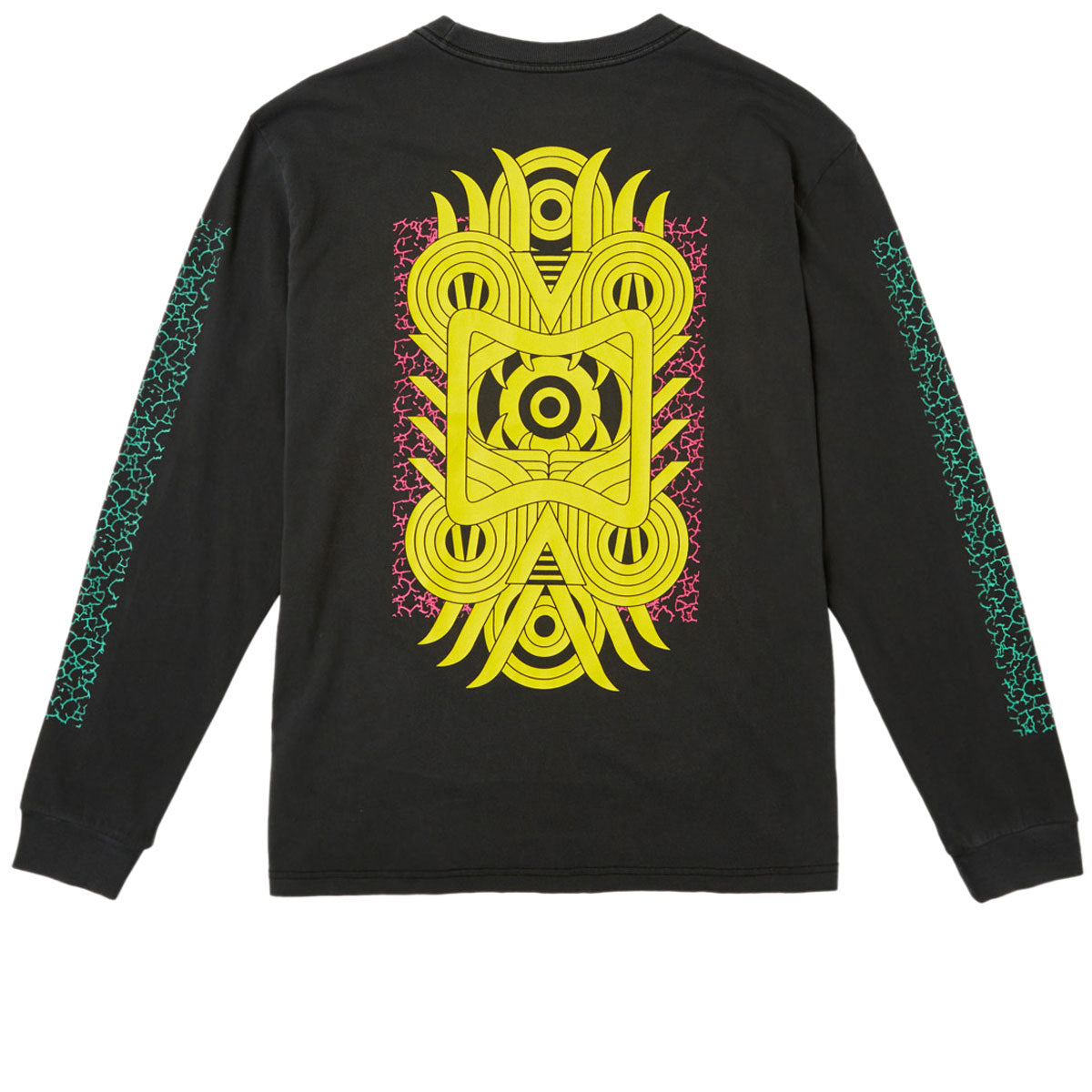 RVCA Redondo Totem Long Sleeve T-Shirt - Black image 2