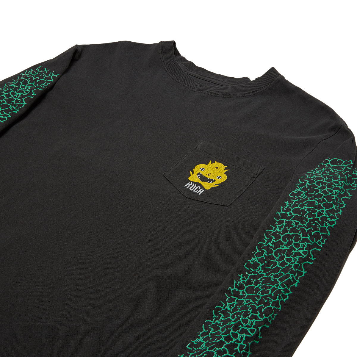 RVCA Redondo Totem Long Sleeve T-Shirt - Black image 3