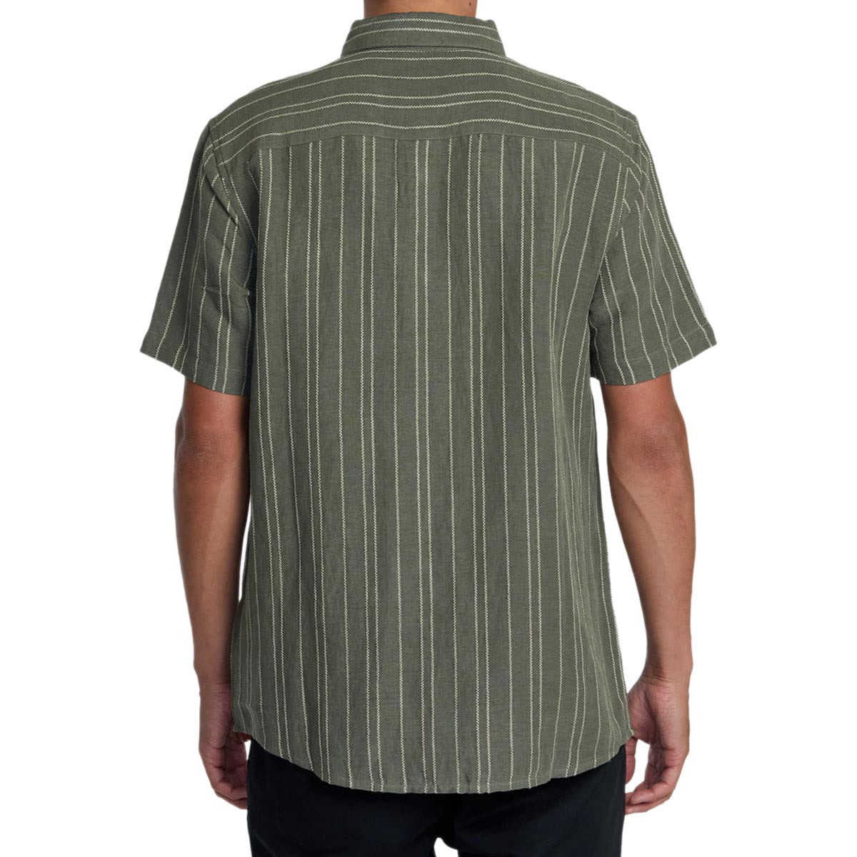 RVCA Mercy Stripe Shirt - Olivine image 2